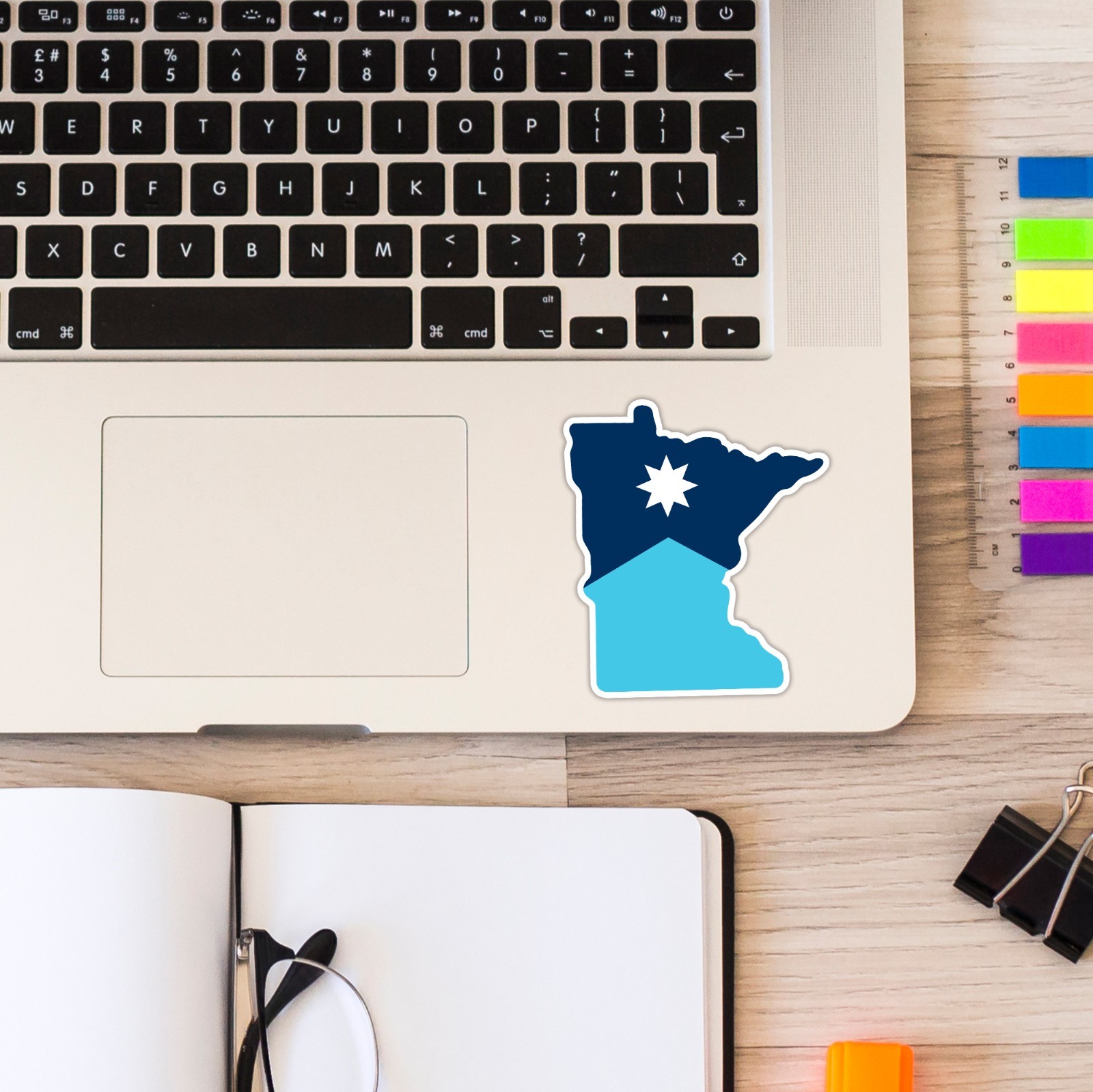 Minnesota Flag Sticker ICE Sticker Stand For Justice Sticker Laptop Car Decals