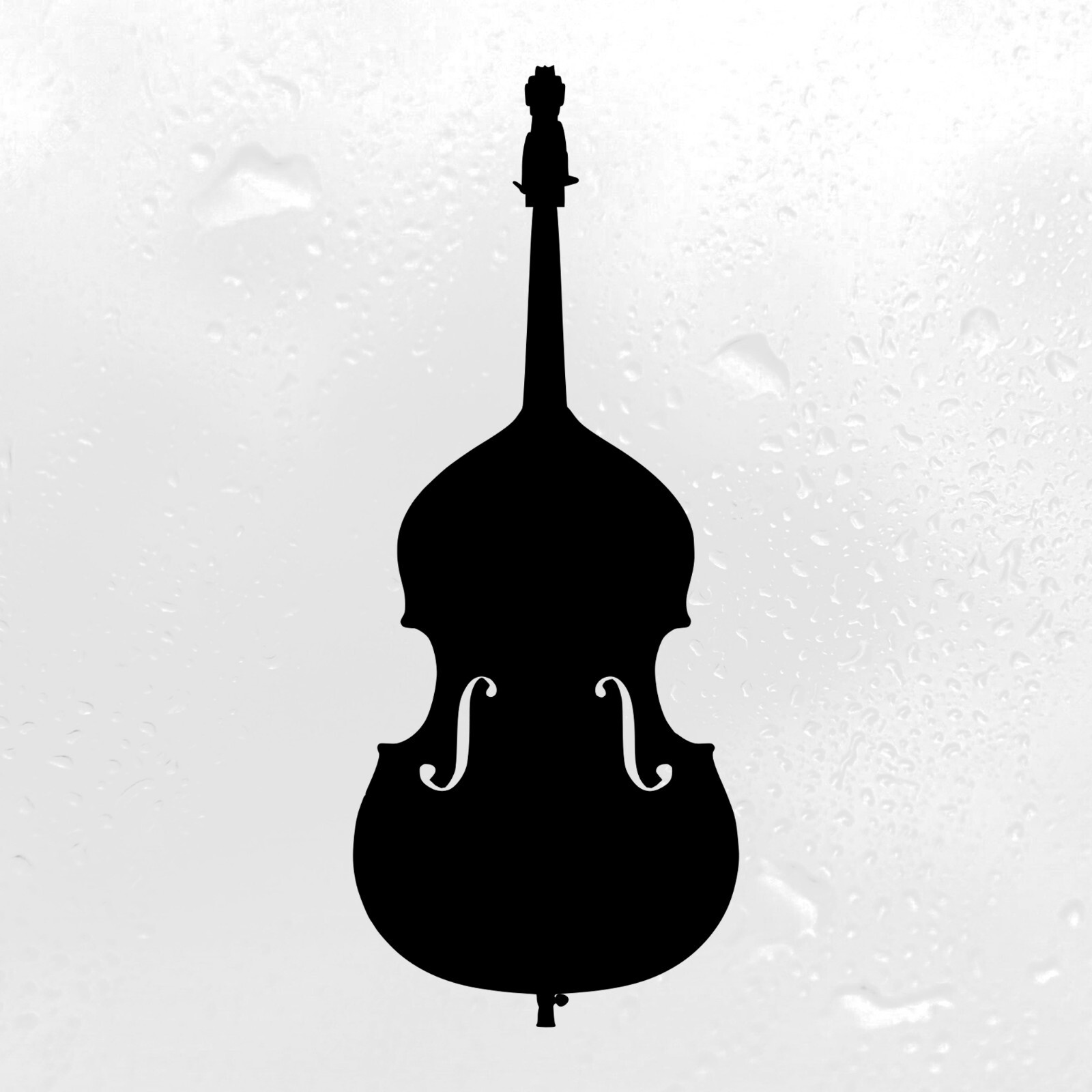 DOUBLE BASS – Vinyl Decal Sticker – Upright Bass Bluegrass Jazz *FREE SHIPPING