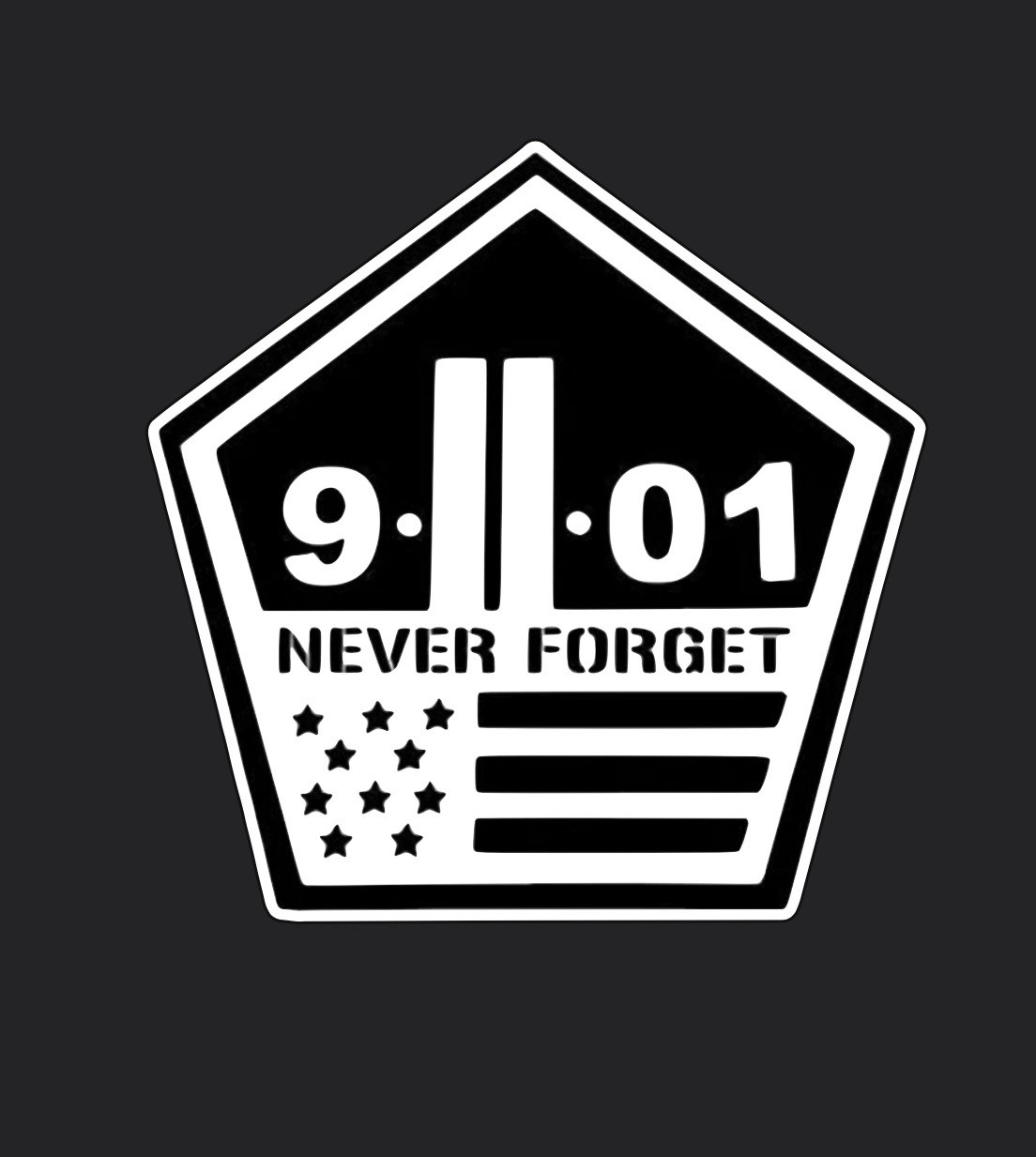 New Memorial Twin Towers 911 9-11 Vinyl Decal Sticker Never Forget New York