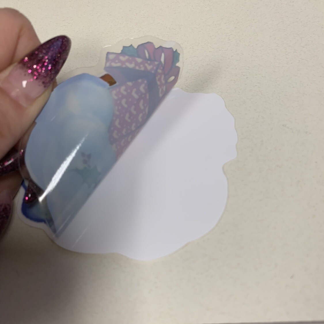 Care Bears Sticker, Clear Decal 3.5” Carousel Dreams Funshine Wish Bear, Cute