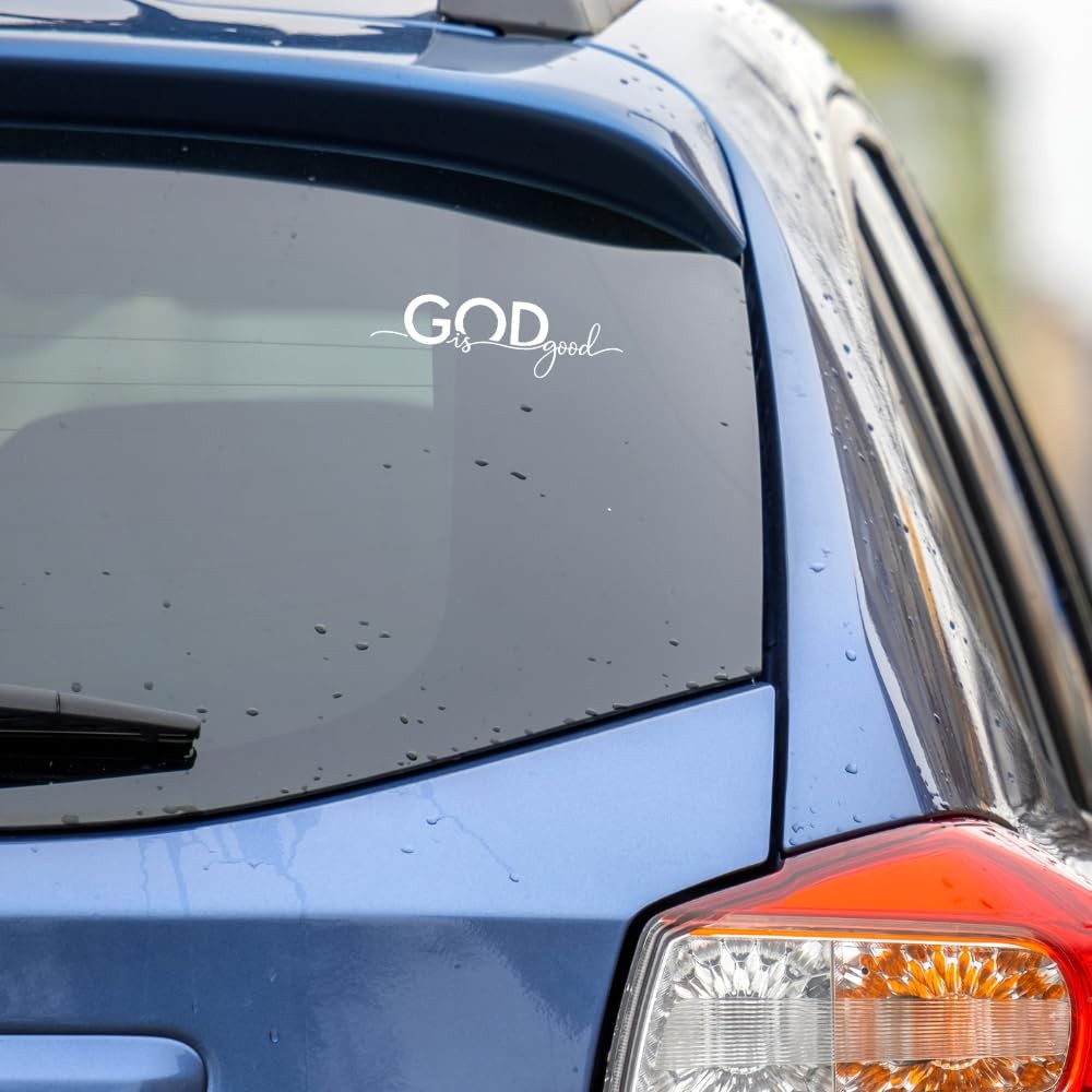1PC “God is Good” Bible Verse Sticker, 7” Waterproof Vinyl Decal for Car Lapt…