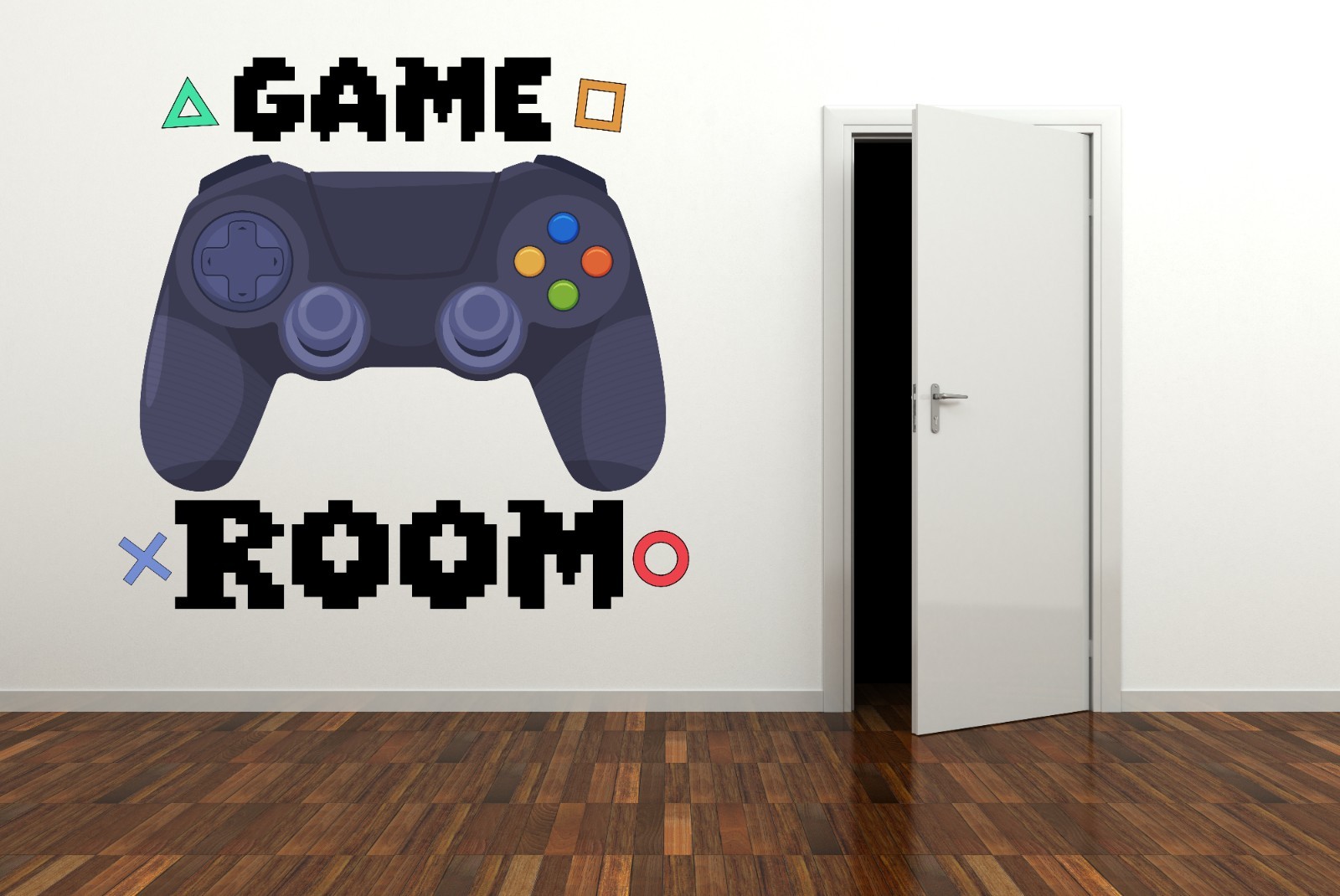 Game Room Wall Decal Sticker Mural Vinyl Video Game Controller Art Decor M-68