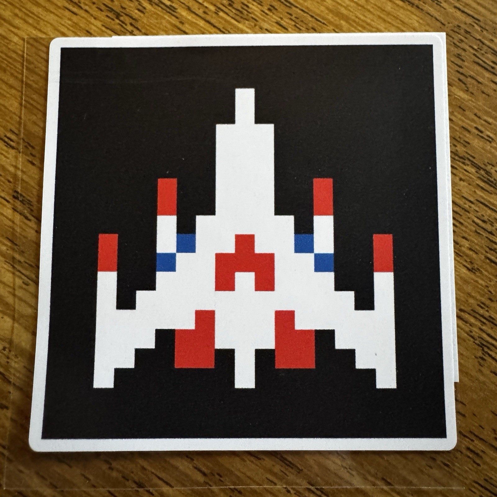 Galaga, Atari 8-Bit Retro Gaming, 1980's Gen-X 3" Matte Vinyl Decal Sticker