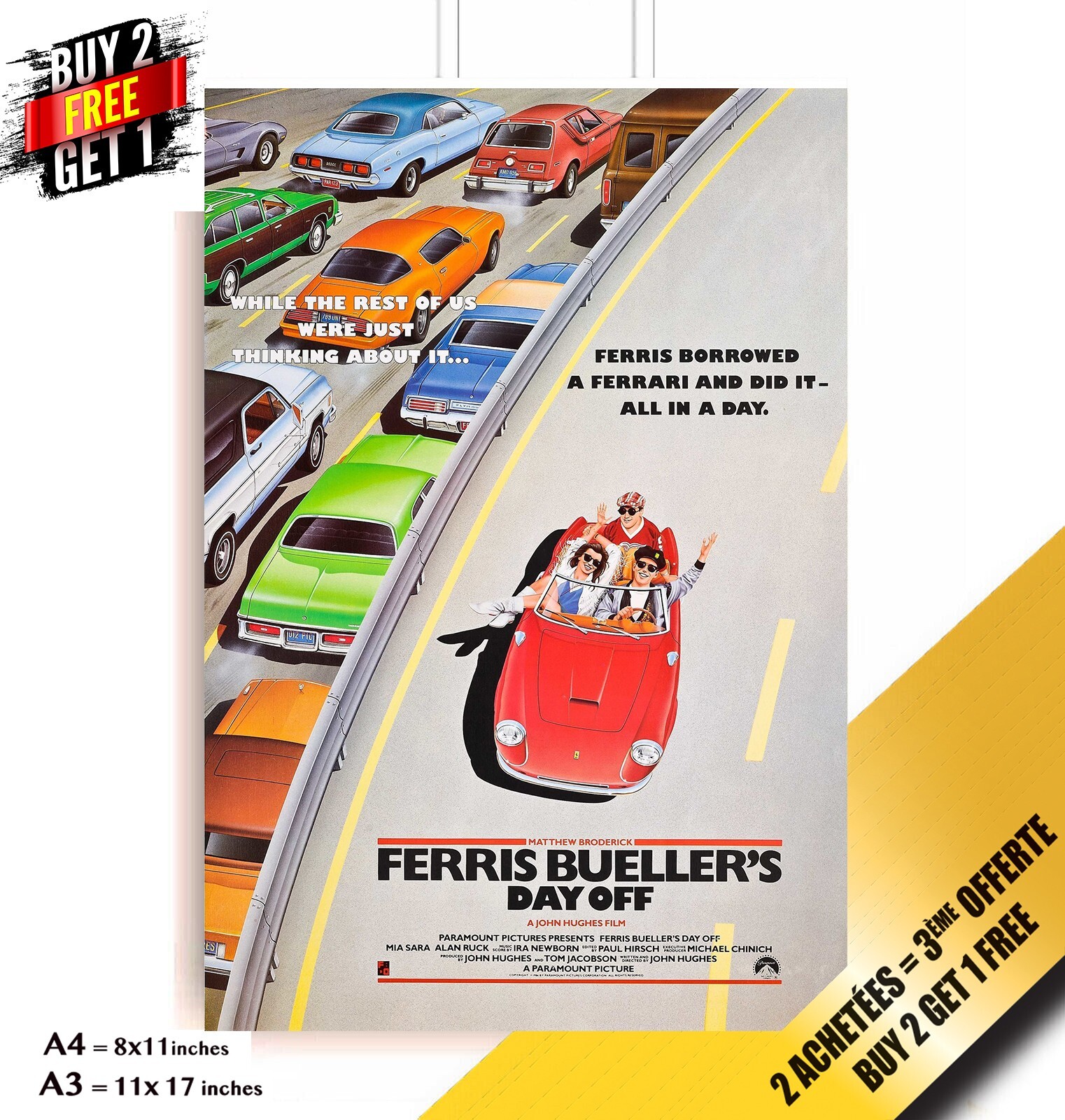 Ferris Bueller's Day Off Poster Movie 1986