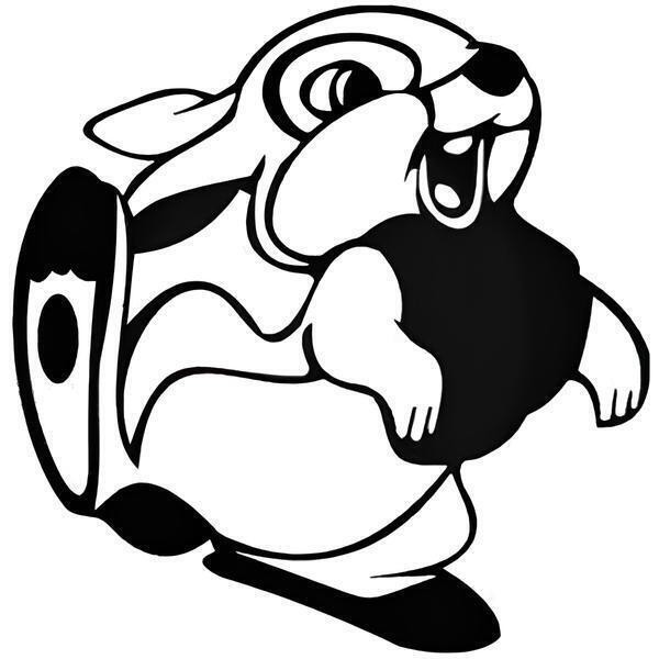 Thumper Bambi Vinyl Decal Die Cut