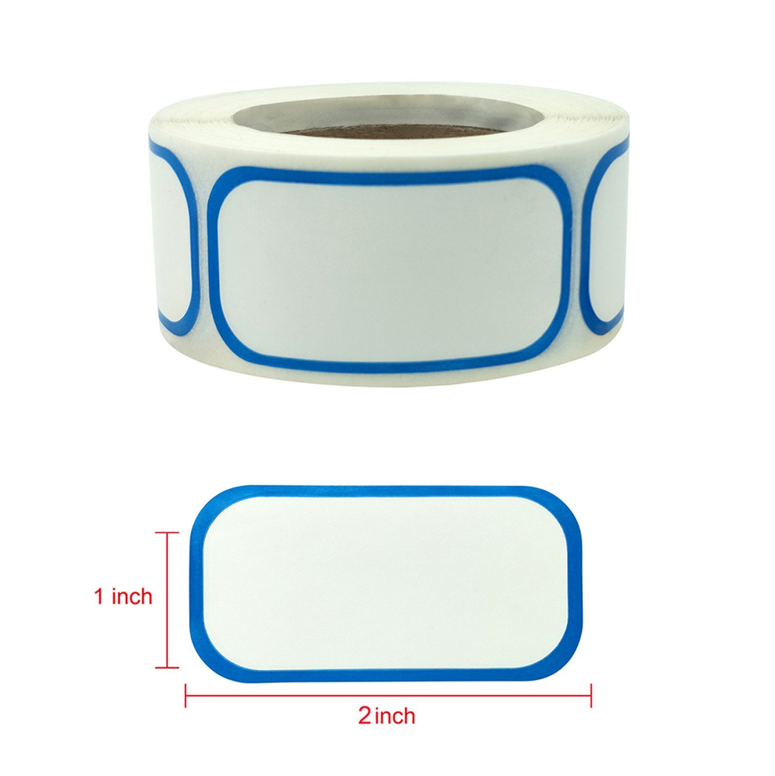 300 PCS Food Storage Bags Stickers Labels For Refrigerator 2.5x5cm / New