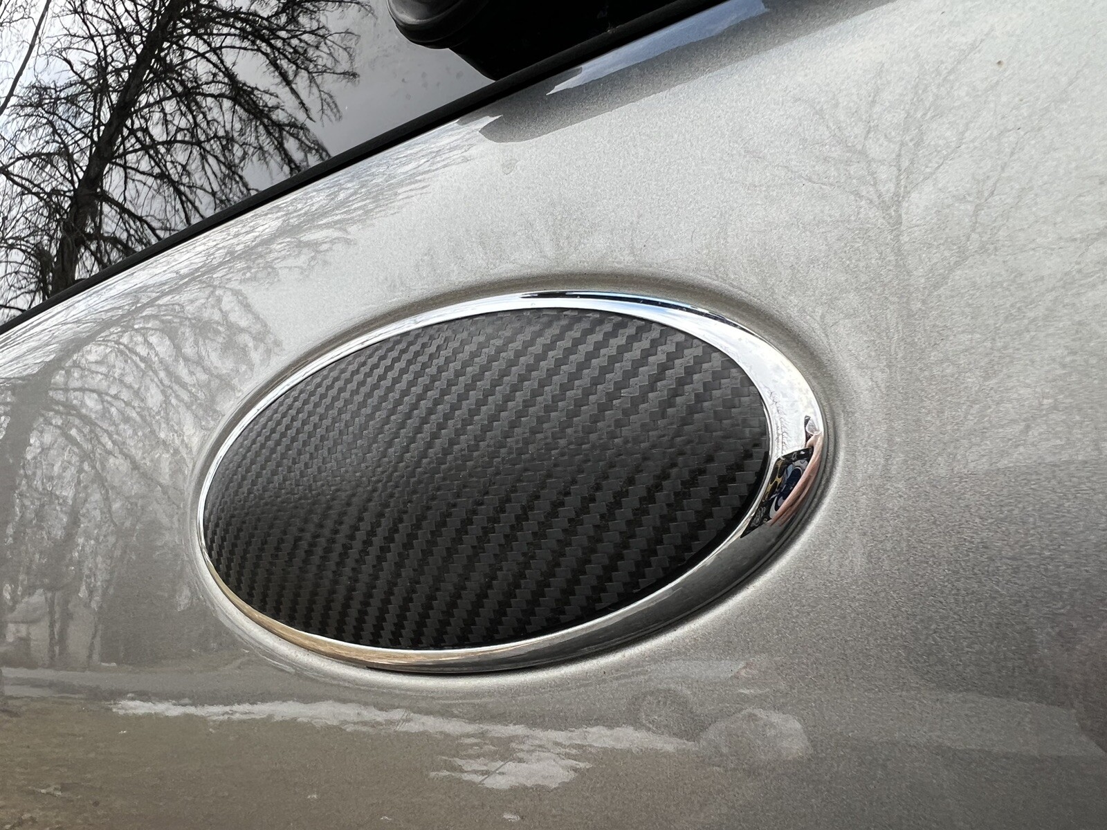 Carbon Fiber Emblem overlay decal Decals graphics fit any 2014 2015 Kia Soul