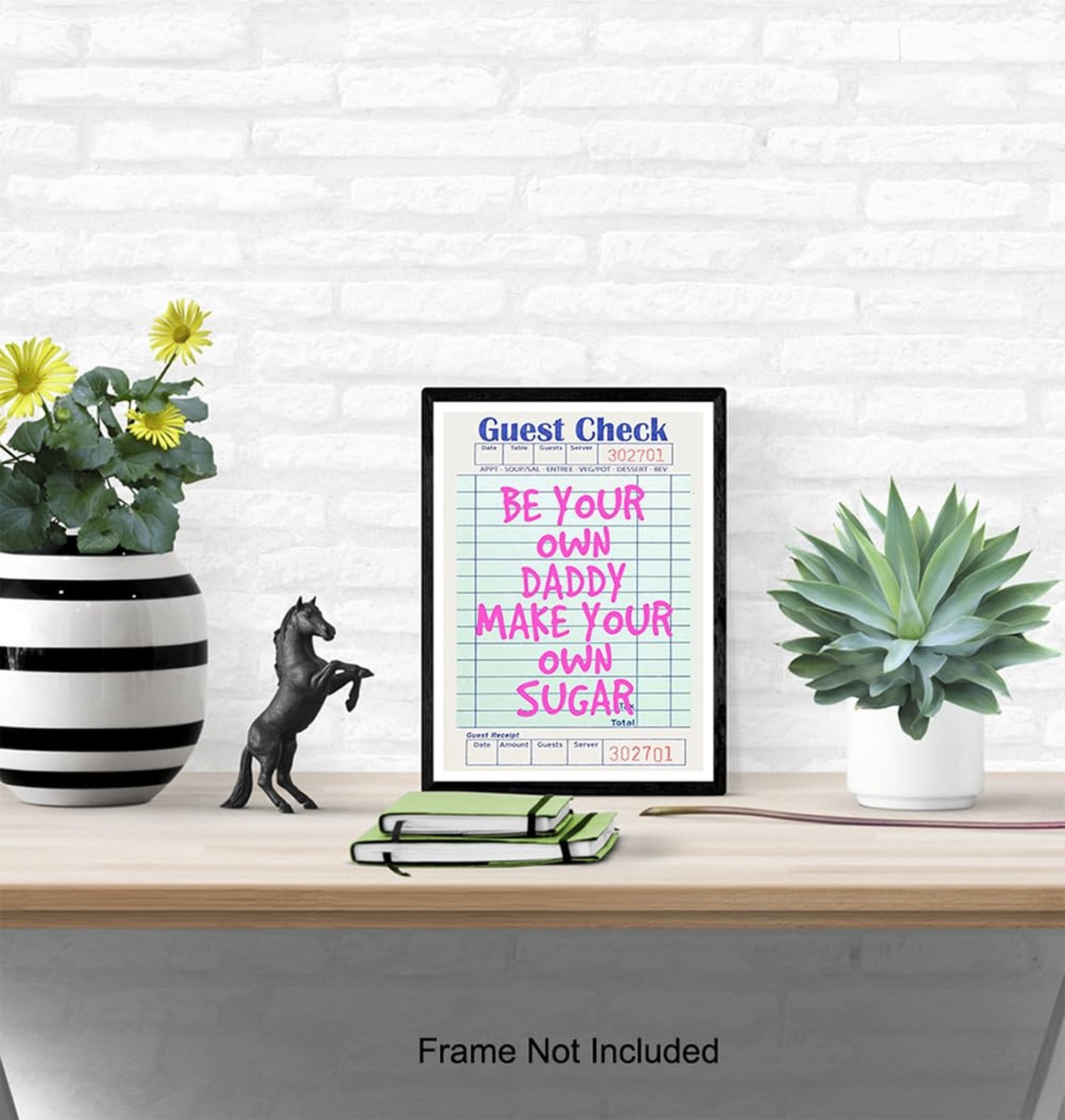 funny Quotes Wall Decor – Home Office Bedroom Decor for Women – Preppy Trendy…