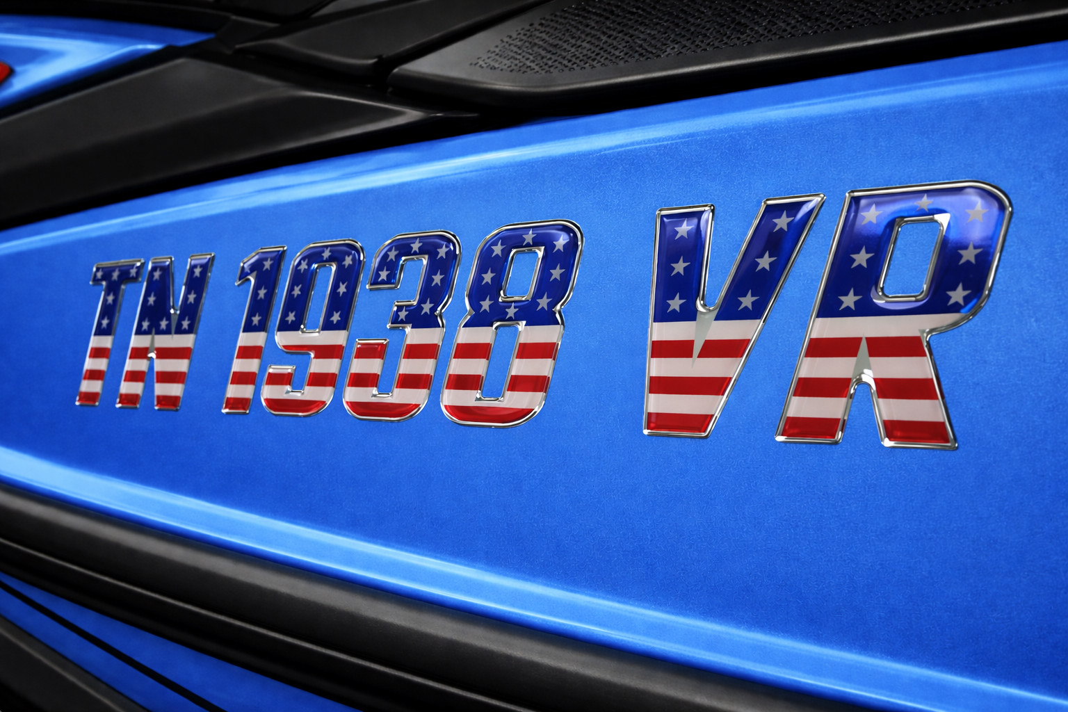 USA Flag Boat and Jet Ski Lettering Marine Grade Raised Registration Numbers