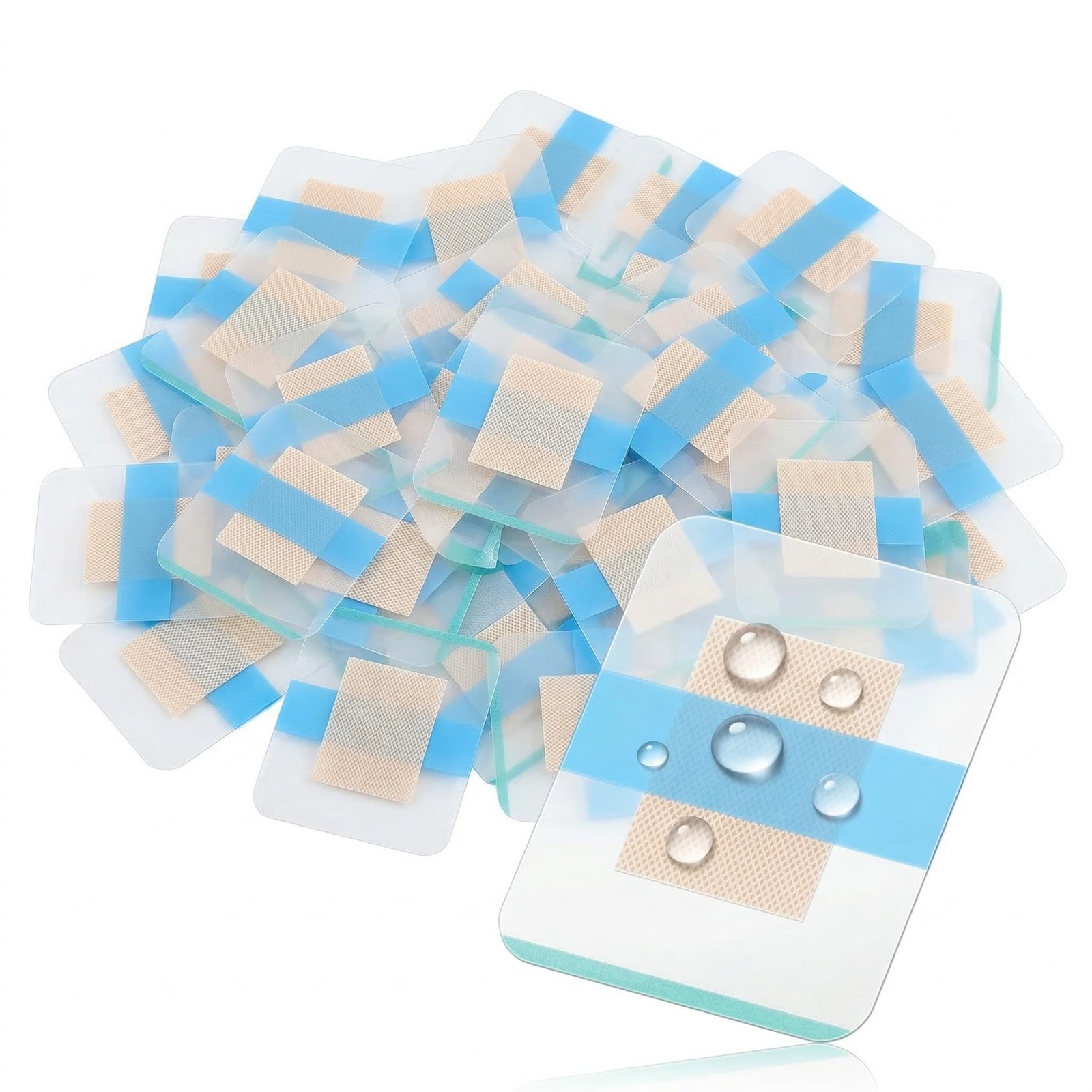 50pcs Waterproof Navel Stickers Baby Swimming Bath Shower Navel Patches Belly…