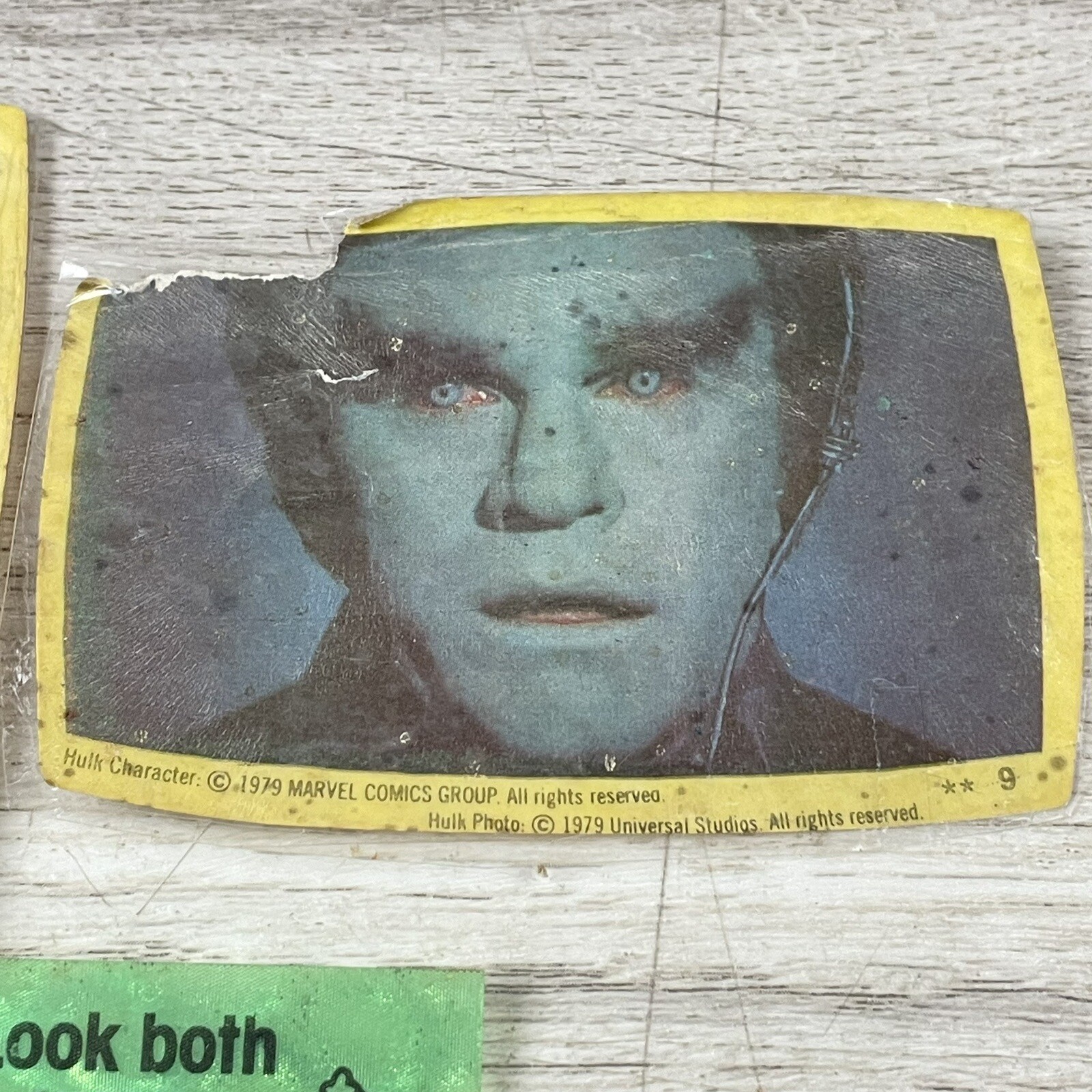 1970s Sticker Lot 3 – MARVEL COMICS 1979 INCREDIBLE HULK + Topps Hulk + Kelloggs