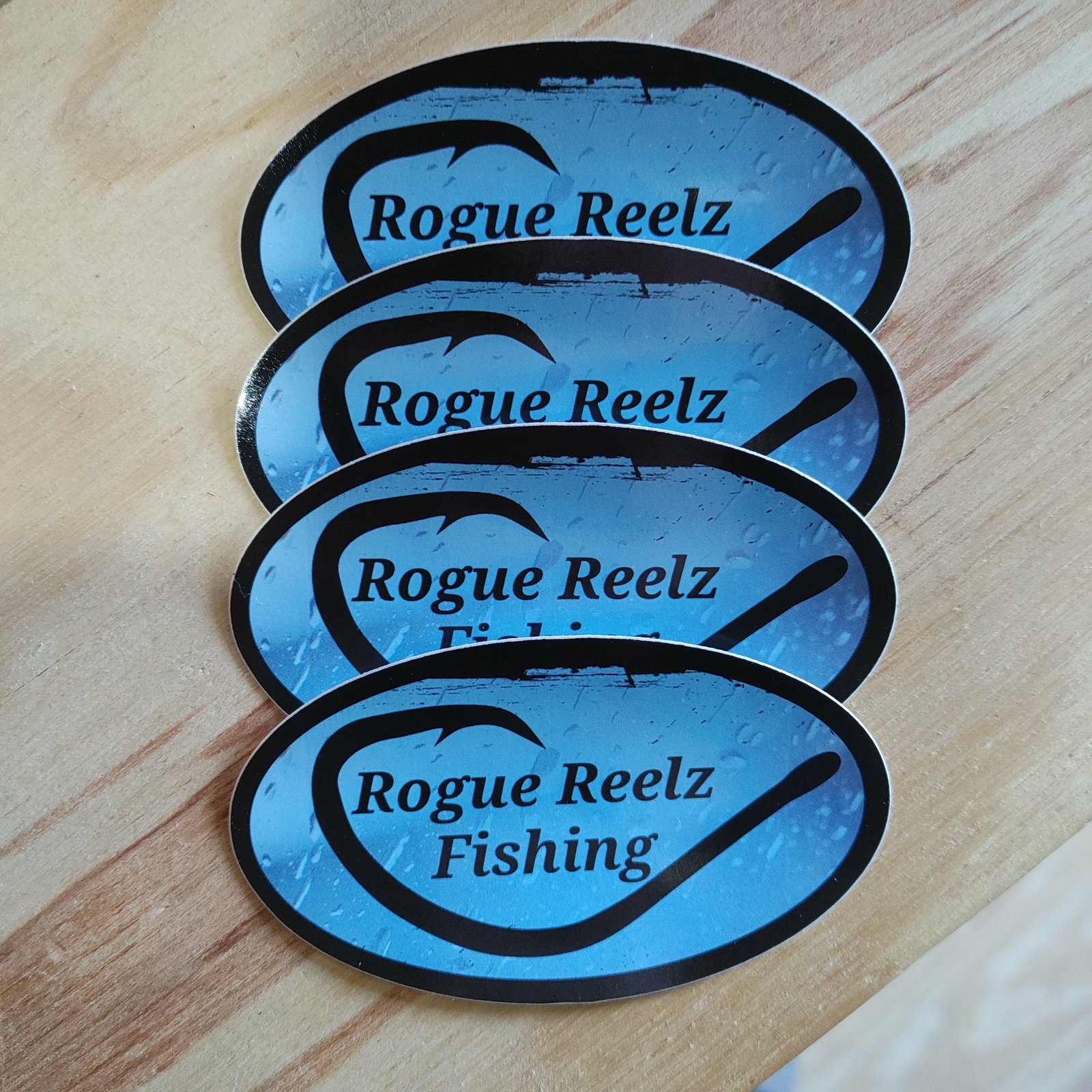 Vinyl Stickers 3.5 in. x 2 in. Indoor/Outdoor applications