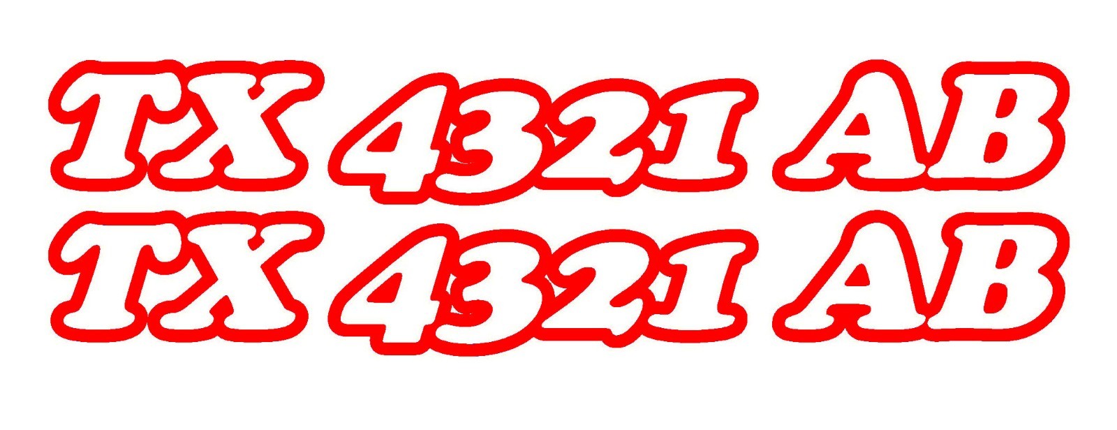 CUSTOM BOAT OR PWC JET SKI REGISTRATION HULL ID NUMBER DECAL STICKERS