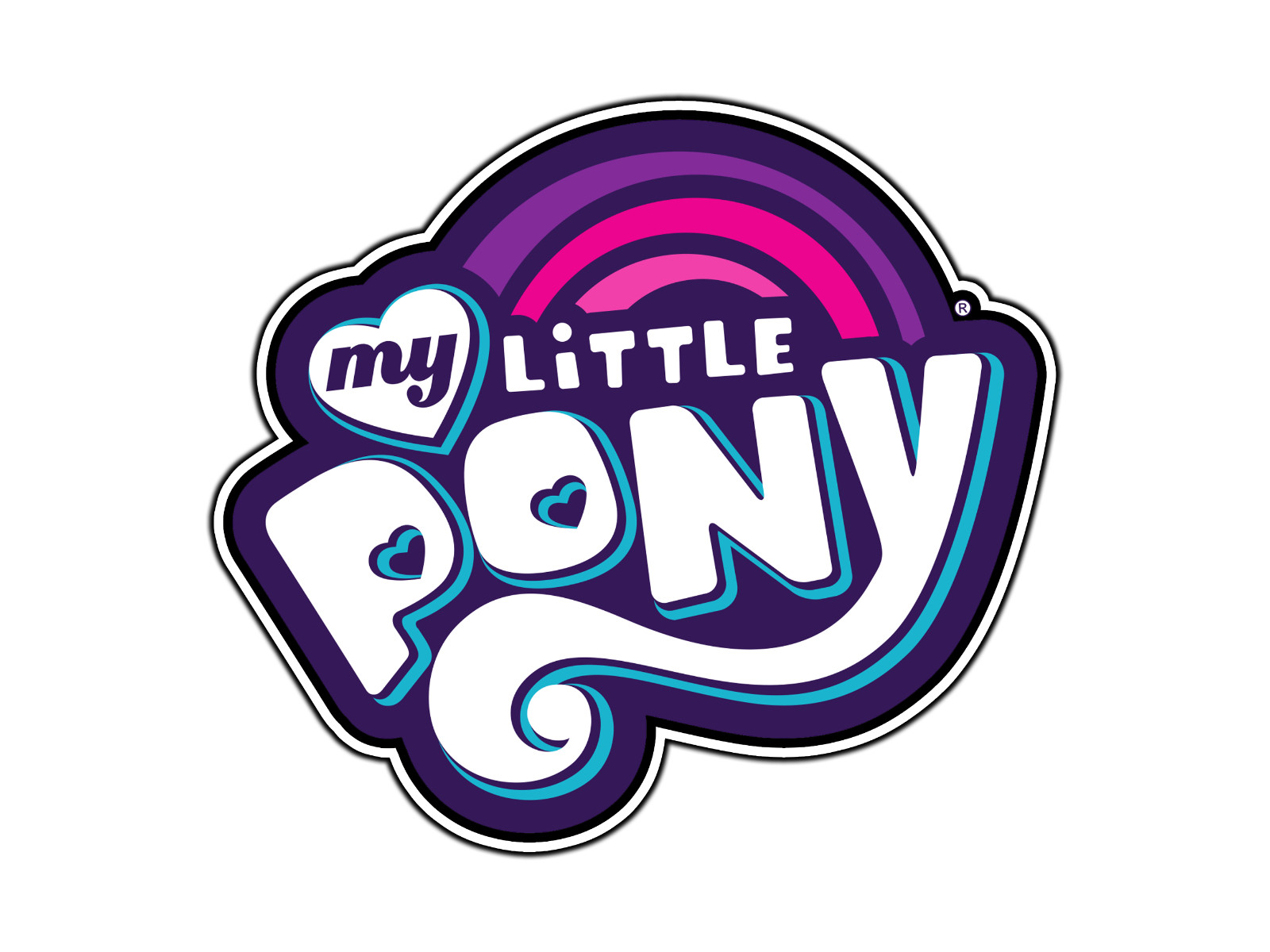 My Little Pony Logo #1 Sticker Waterproof Vinyl Decal Die-Cut Laptop Car