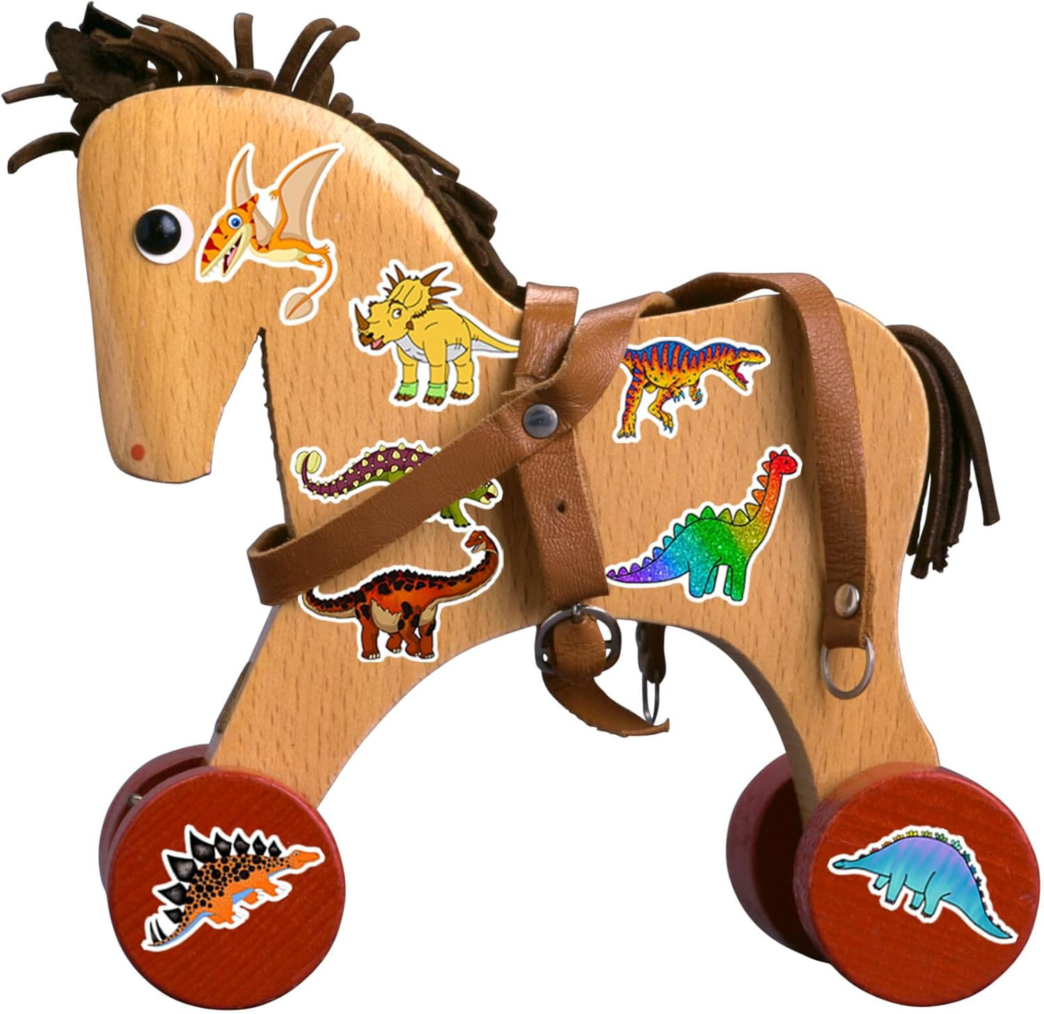 100PCS Dinosaur Stickers for Kids Waterproof Vinyl Cute Dino Party Favors Reward