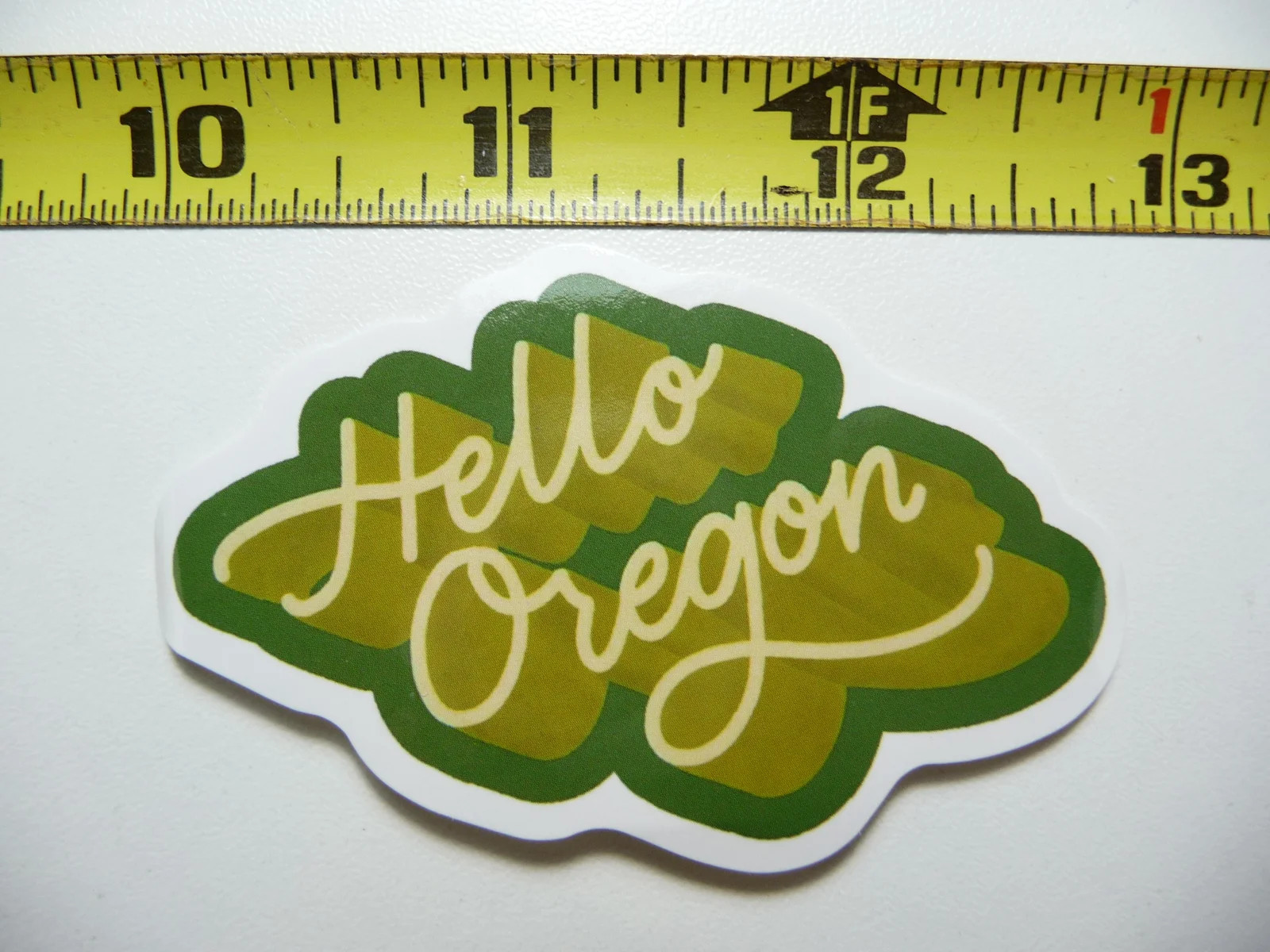 HELLO OREGON FUN SMALL STICKER DECAL PRIDE SOUVENIR TRAVEL MEMORIES