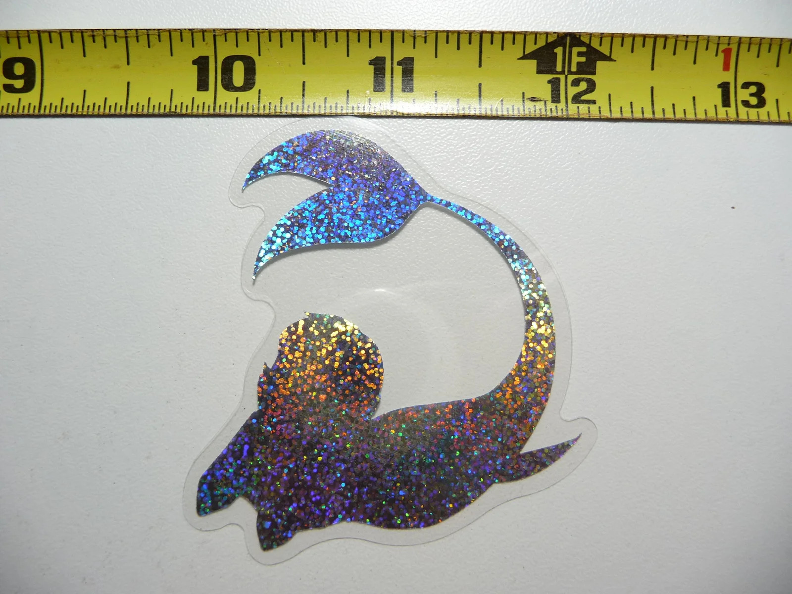 HOLOGRAPHIC DAYDREAMING MERMAID SMALL STICKER DECAL OCEAN SEA LIFE SPARKLE