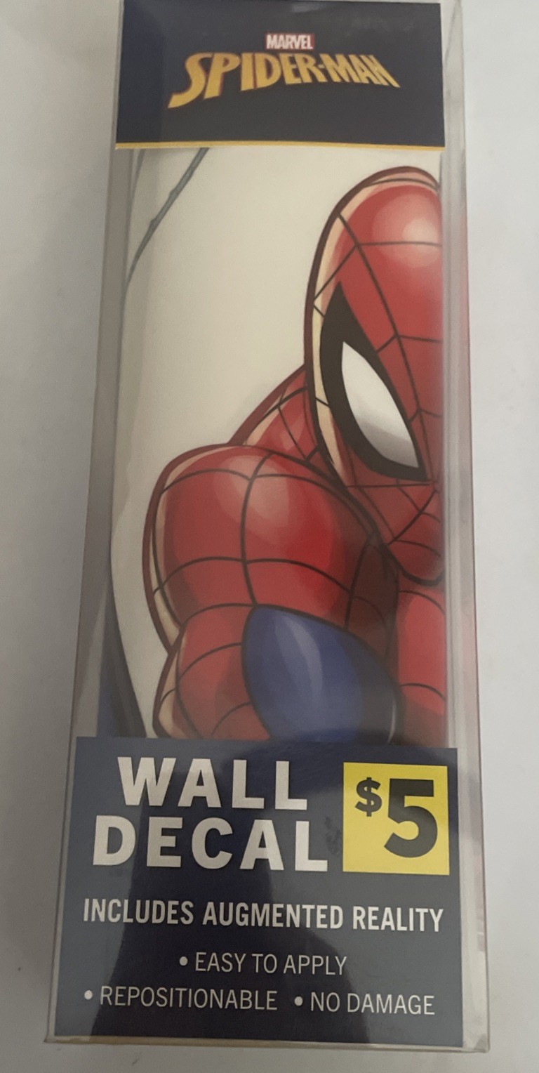MARVEL Spider-Man Wall Decal – with 3D Augmented Reality Interaction