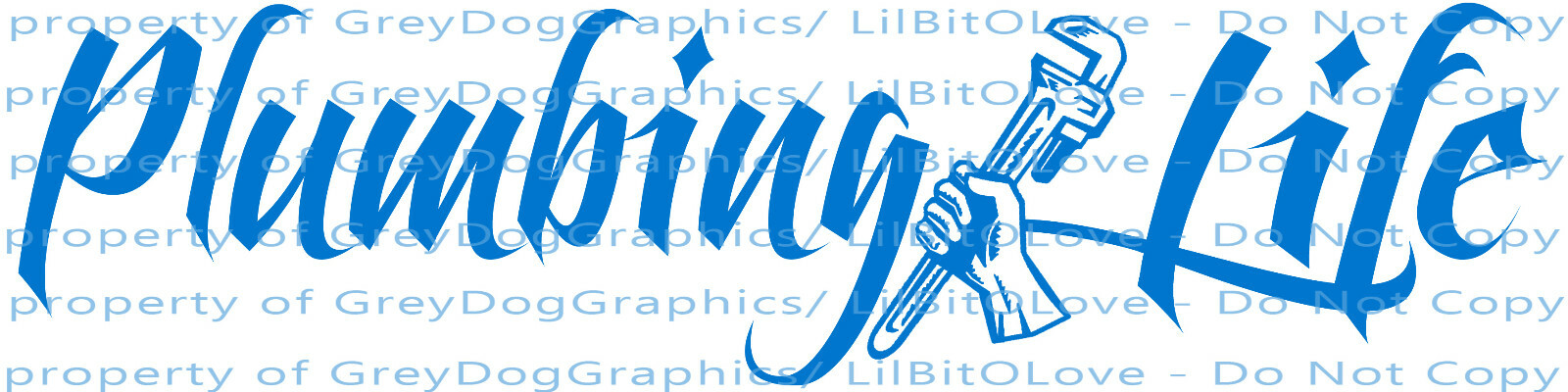 Plumbing Life Vinyl 22.5 x 5.6 Decal Plumber Sticker Trade for Car Auto Vehicle