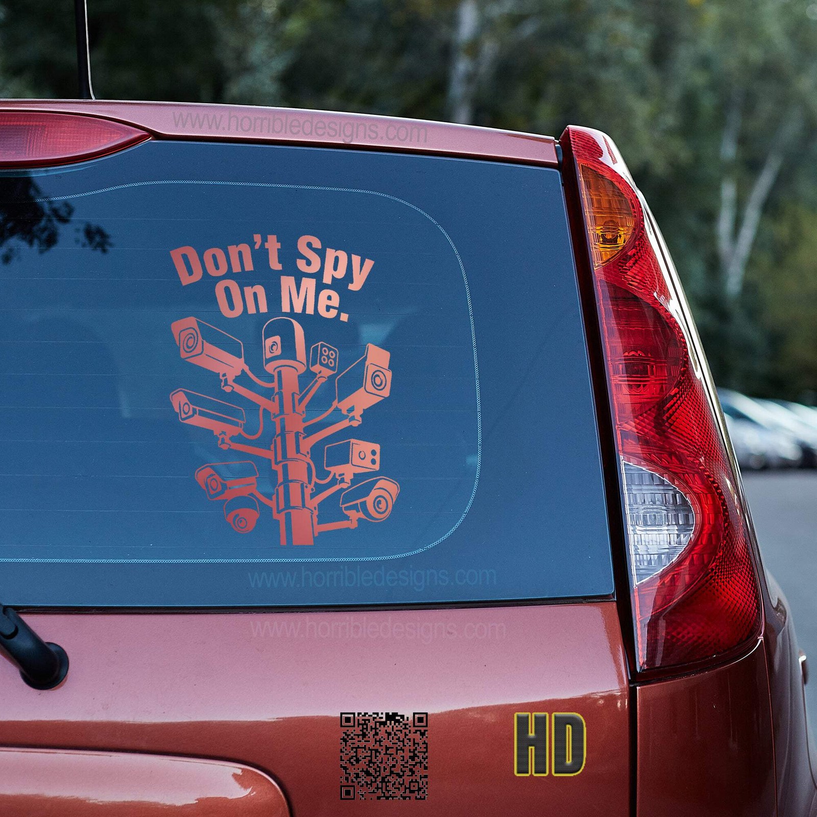Don't Spy On Me Vinyl decal car truck window van liberty first 4th amendment