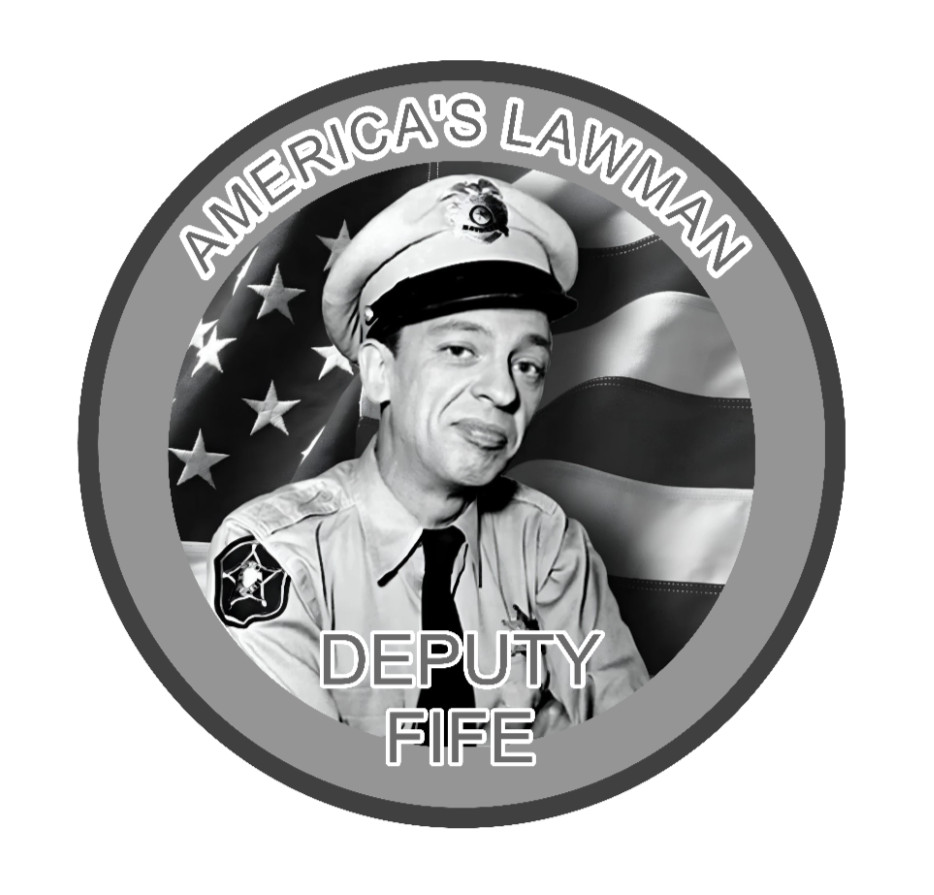 Andy Griffith Show (America's Lawman) – 4" Vinyl Decal Vehicle Cooler Laptop