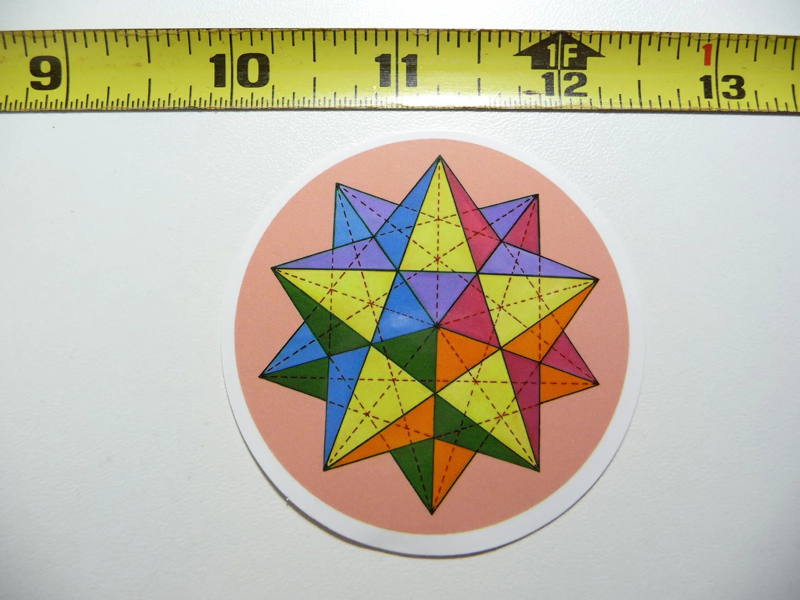 MATH PENTAGRAM PI POLYGON SMALL STICKER DECAL TEACHER STUDENT SCHOOL COLLEGE