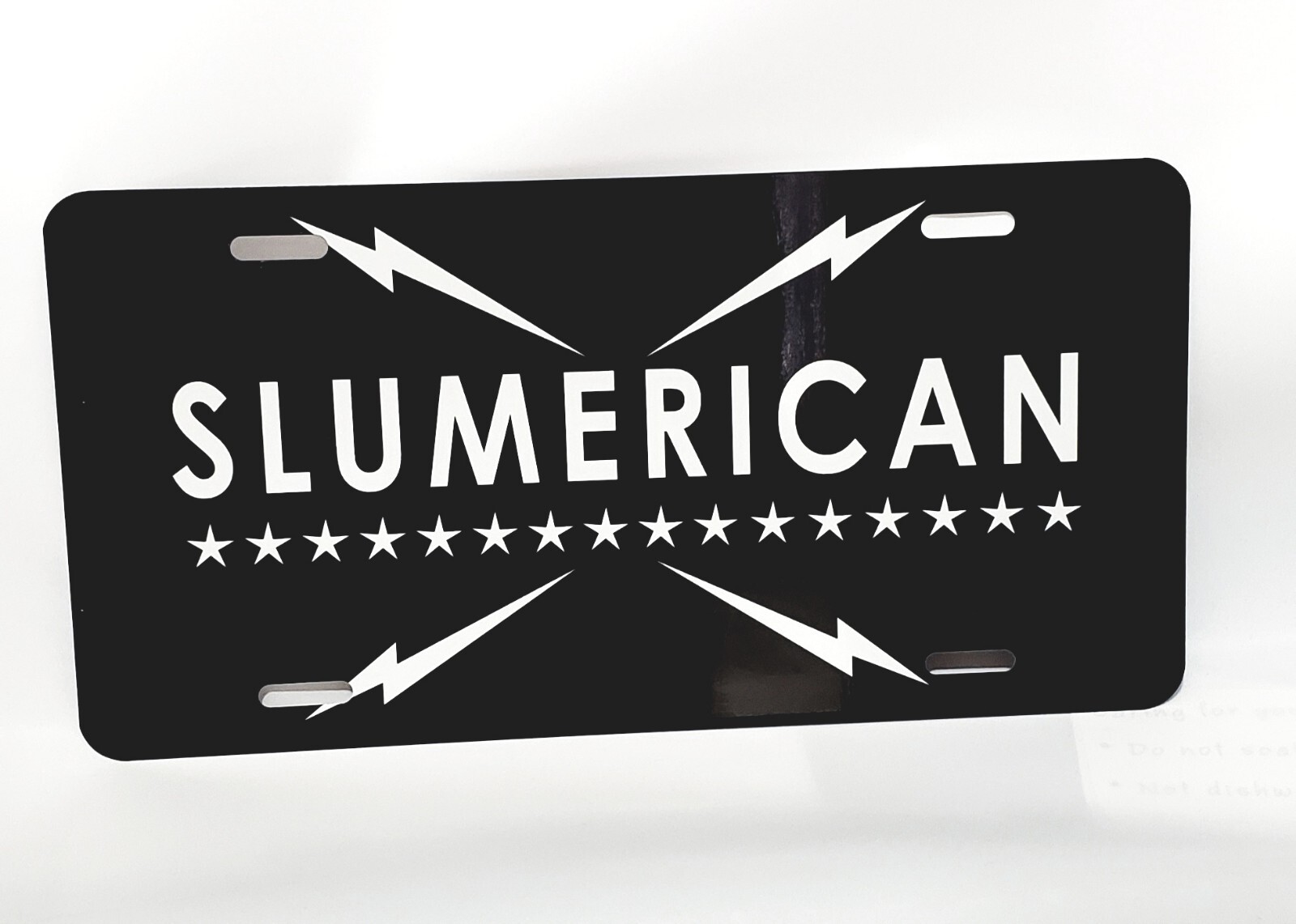 American Slumerican License plate auto car bike wall sign mancave gift ideas