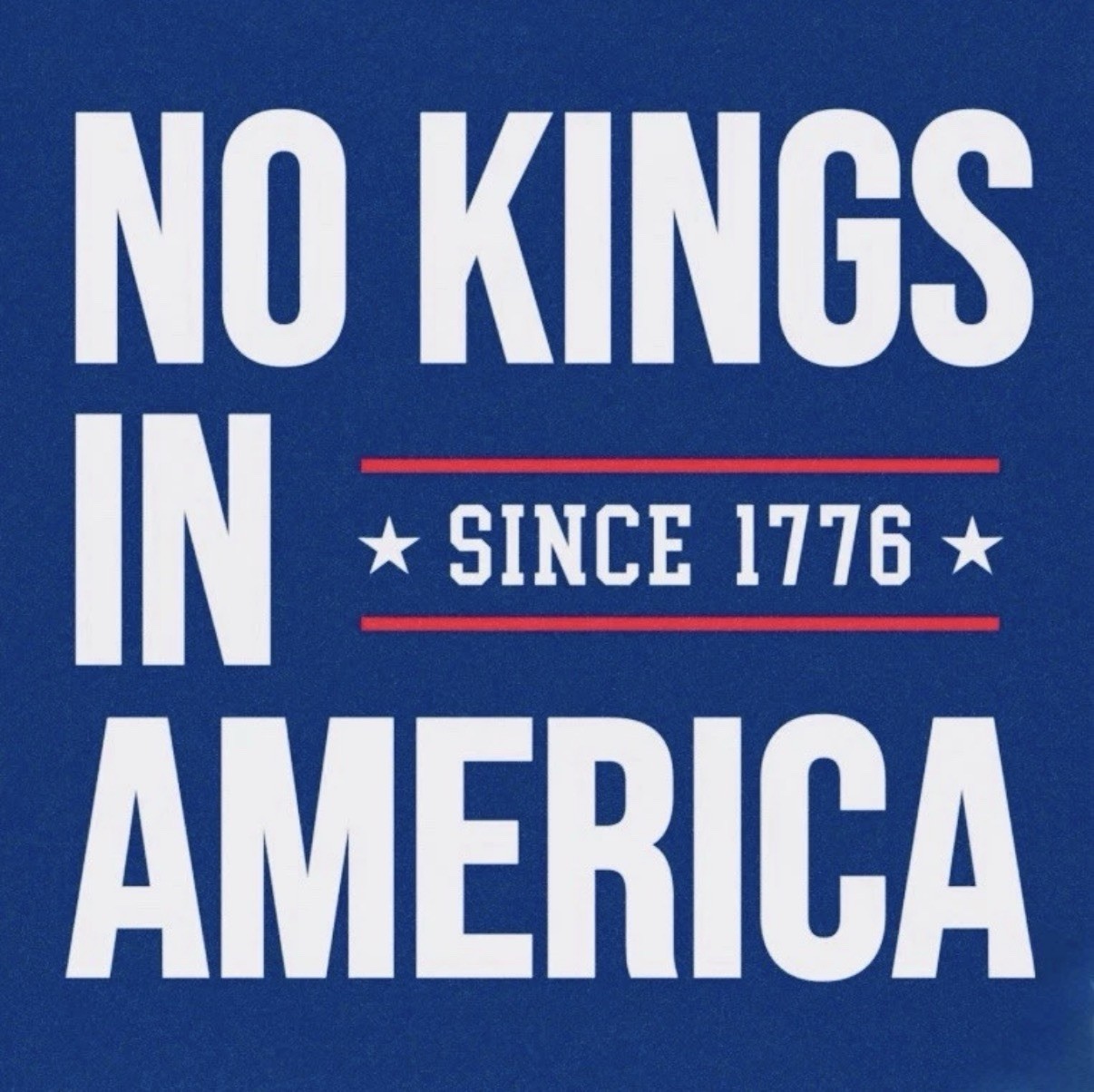 NO KINGS IN AMERICA SINCE 1776🔥DIE CUT Vinyl Sticker 3.5 x 3.5 Inch🔥QUANTITY