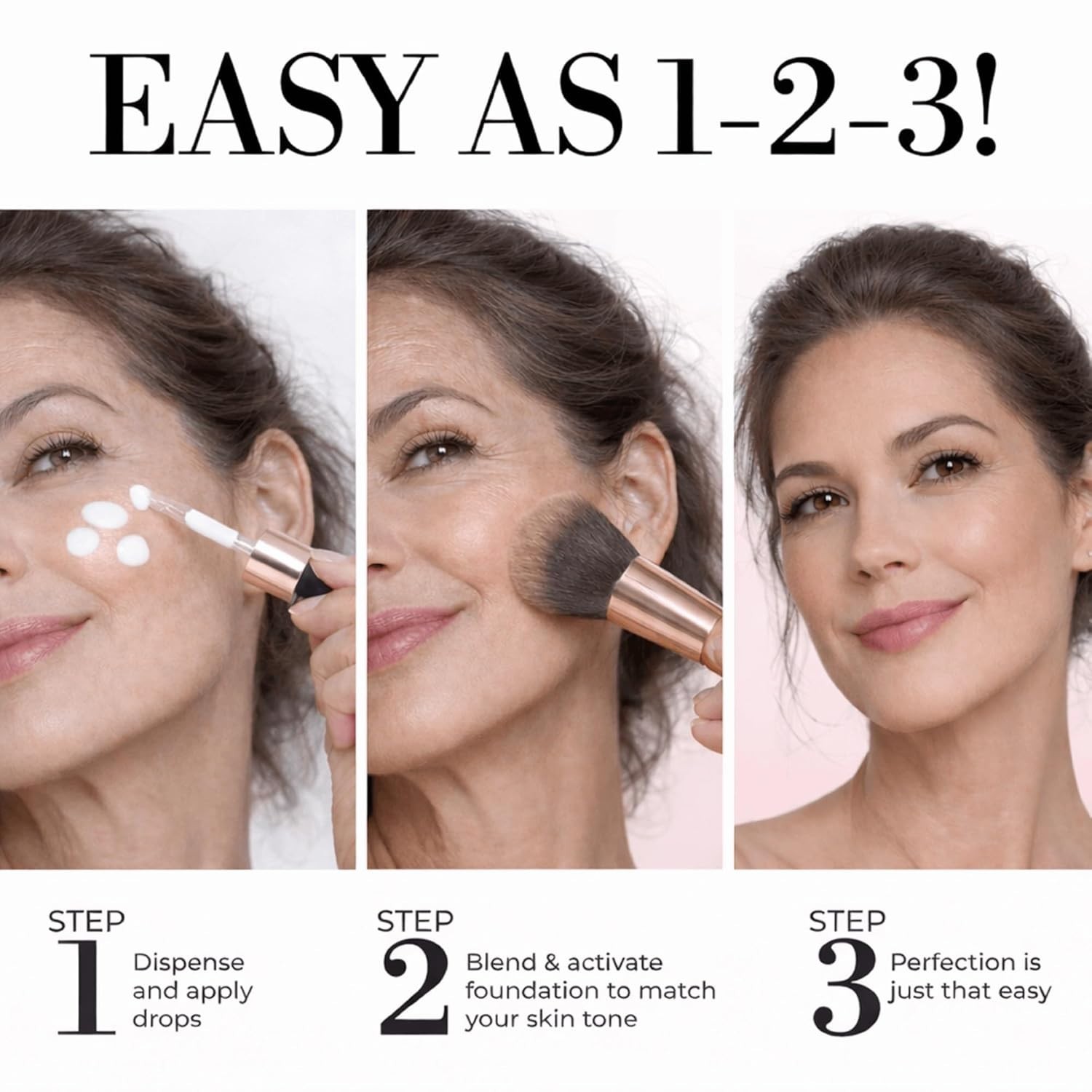 Liquid Mirage Color Adjusting Foundation Kit w SPF 50 LUMINESS w SPF Changing