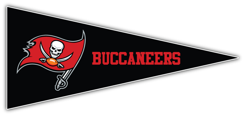 Tampa Bay Buccaneers NFL Sport Pennant Car Bumper Sticker Decal "SIZES"