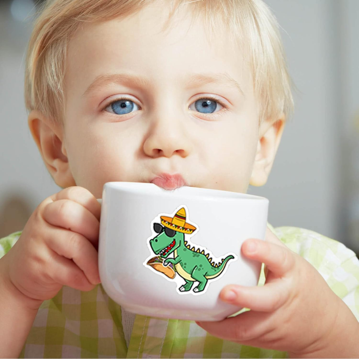 100PCS Dinosaur Stickers for Kids Waterproof Vinyl Cute Dino Party Favors Reward