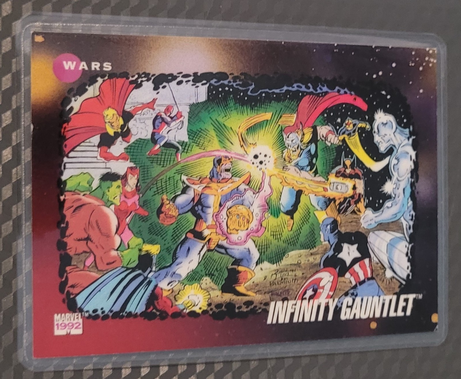 1990's Marvel Universe WARS Fridge/Locker/Cabinet Laminated Magnet Comic books