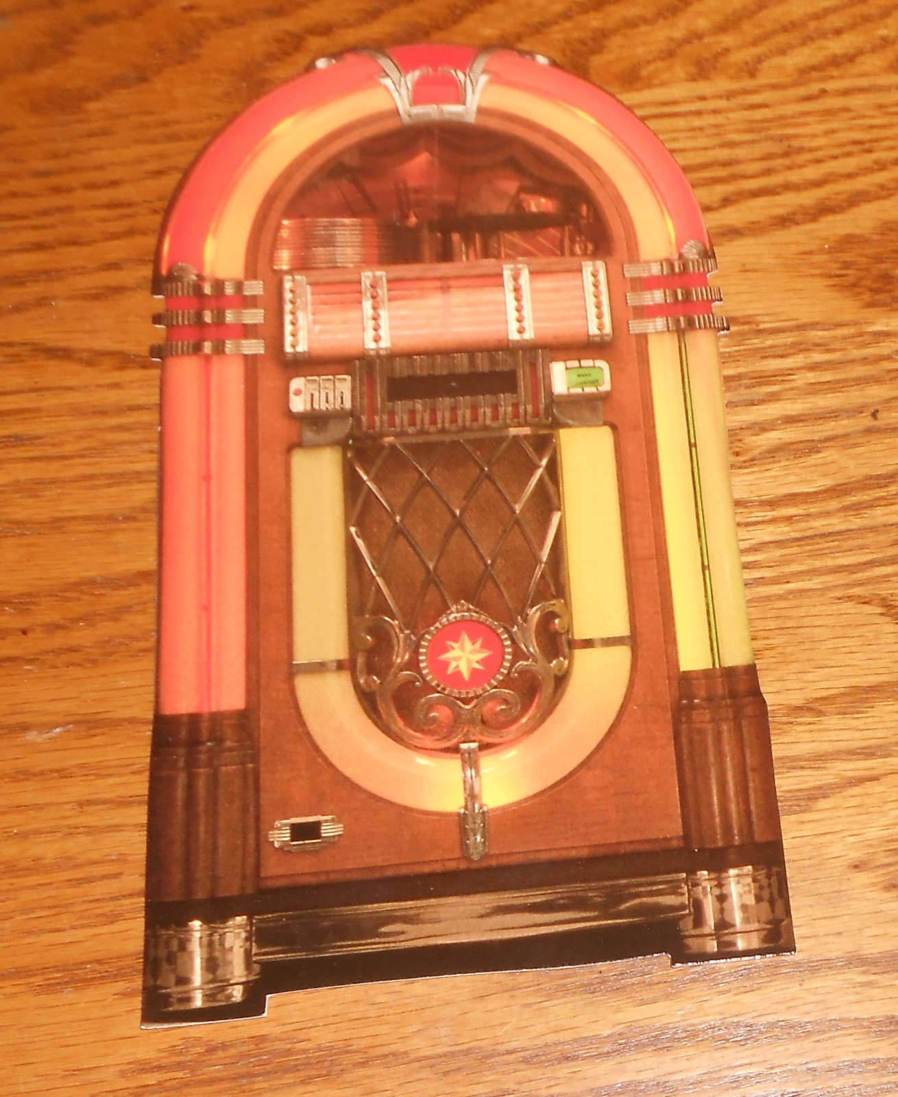 Juke Box Large Postcard 8×5
