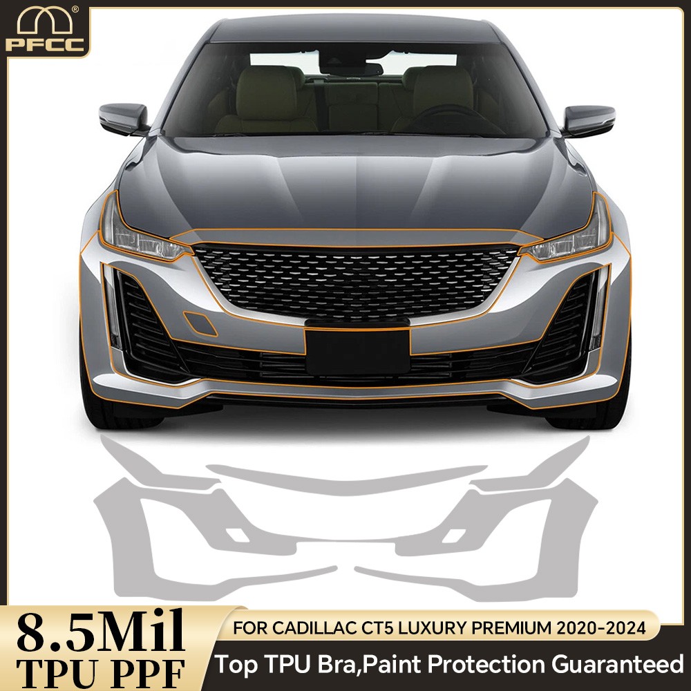 For Cadillac CT5 Luxury Premium 20-24 Full Car Precut Paint Protection Film PPF
