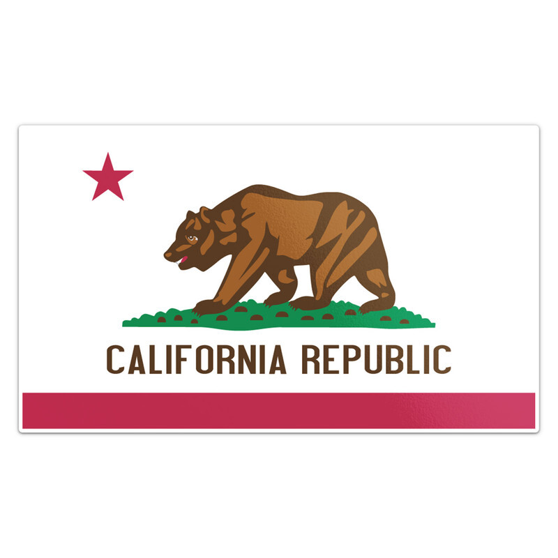 California State – Car Bumper Sticker Vinyl Art Decal