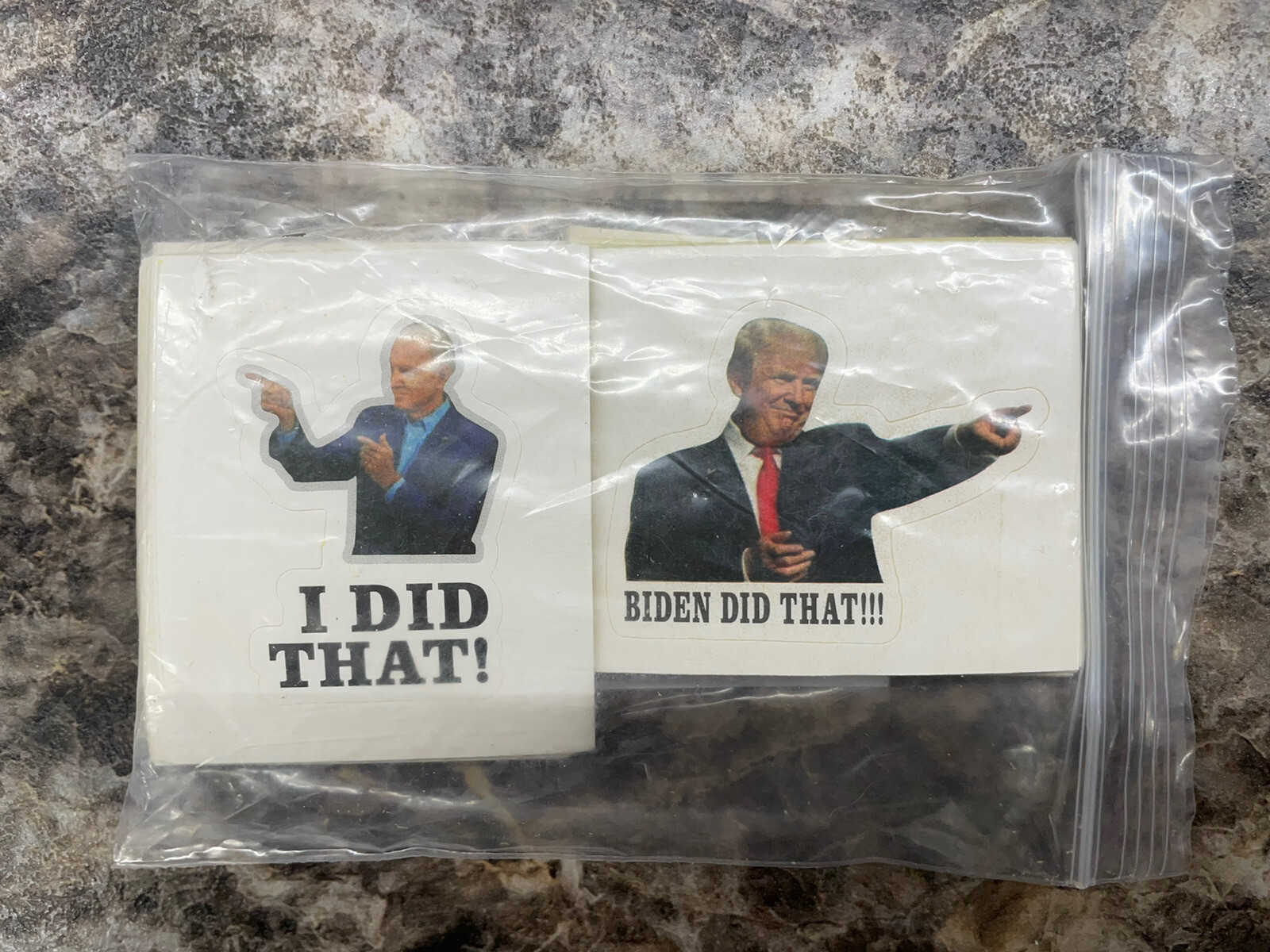 100 Count I Did That, Biden Did That Vinyl Stickers