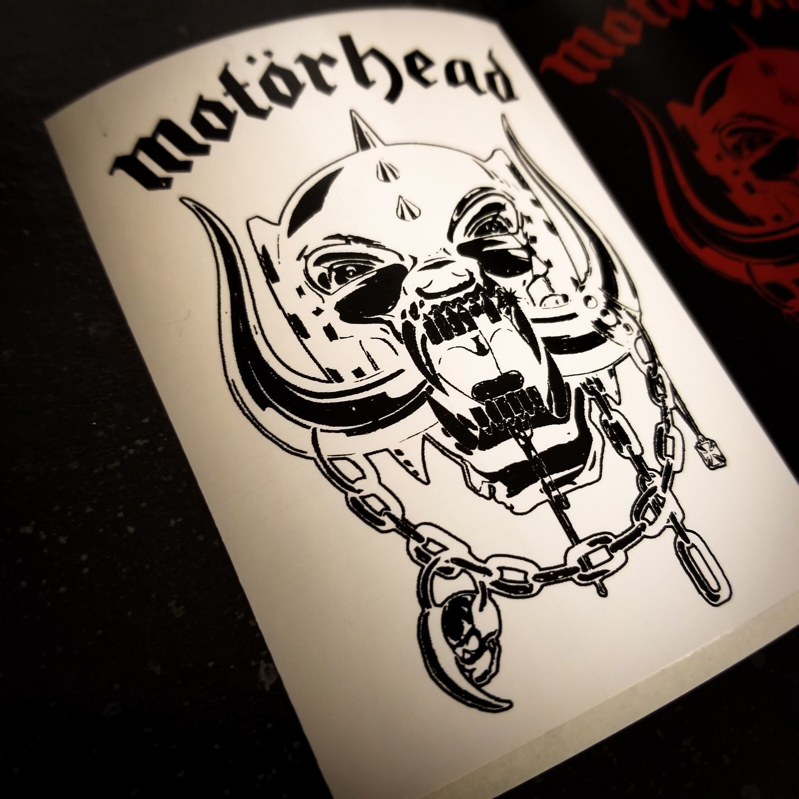 Motorhead 4 x 3" Waterproof Vinyl Sticker Decal [💪 HQ Durability!] Lemmy Metal