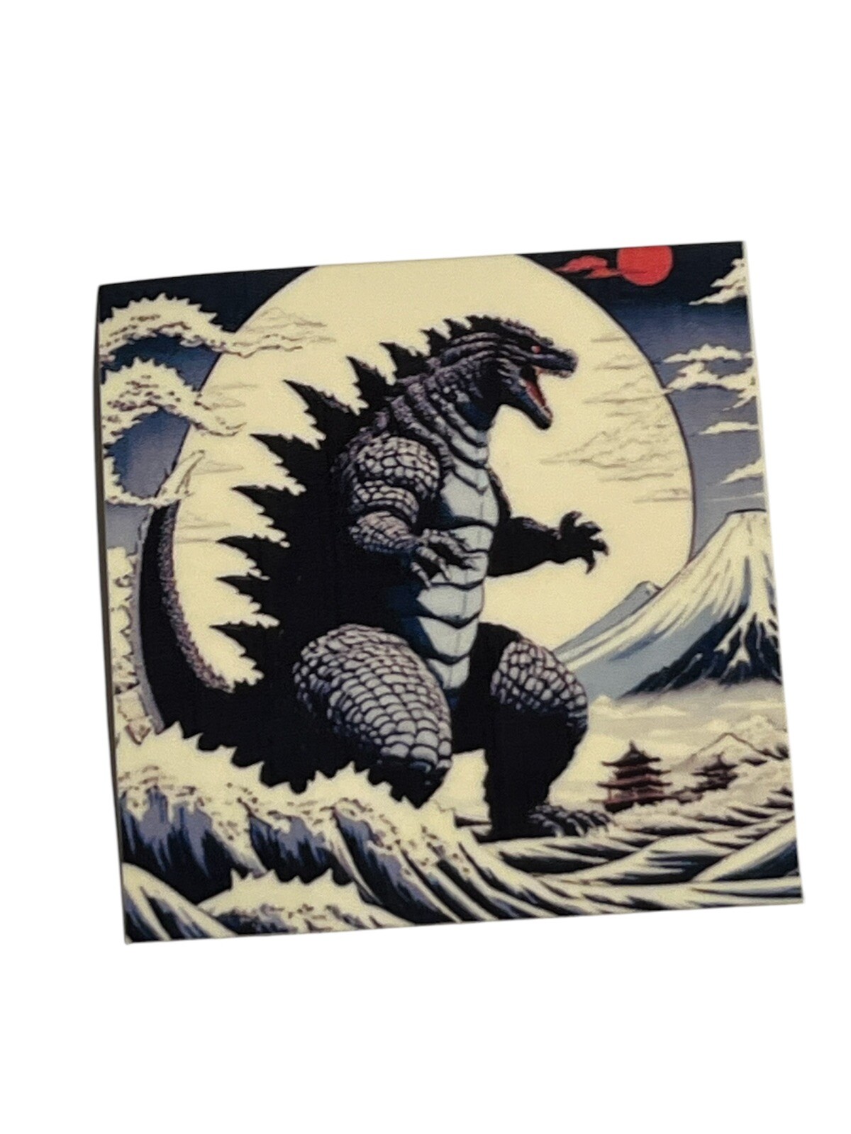Godzilla Glow In The Dark Vinyl 3 Inch Sticker