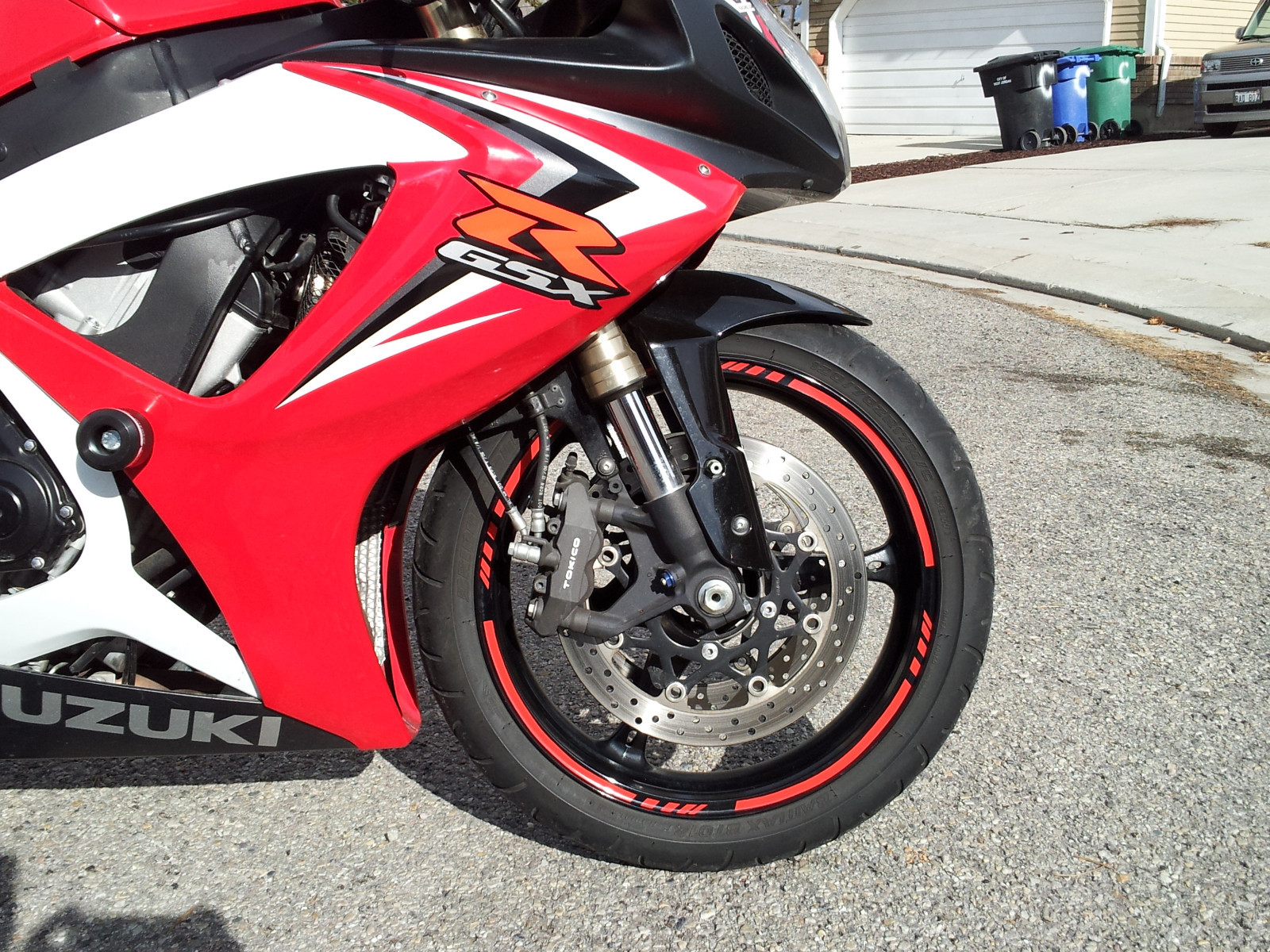 MOTORCYCLE RIM STRIPE WHEEL DECALS TAPE STICKERS FOR HONDA CBR 600RR F F2 F3 F4i