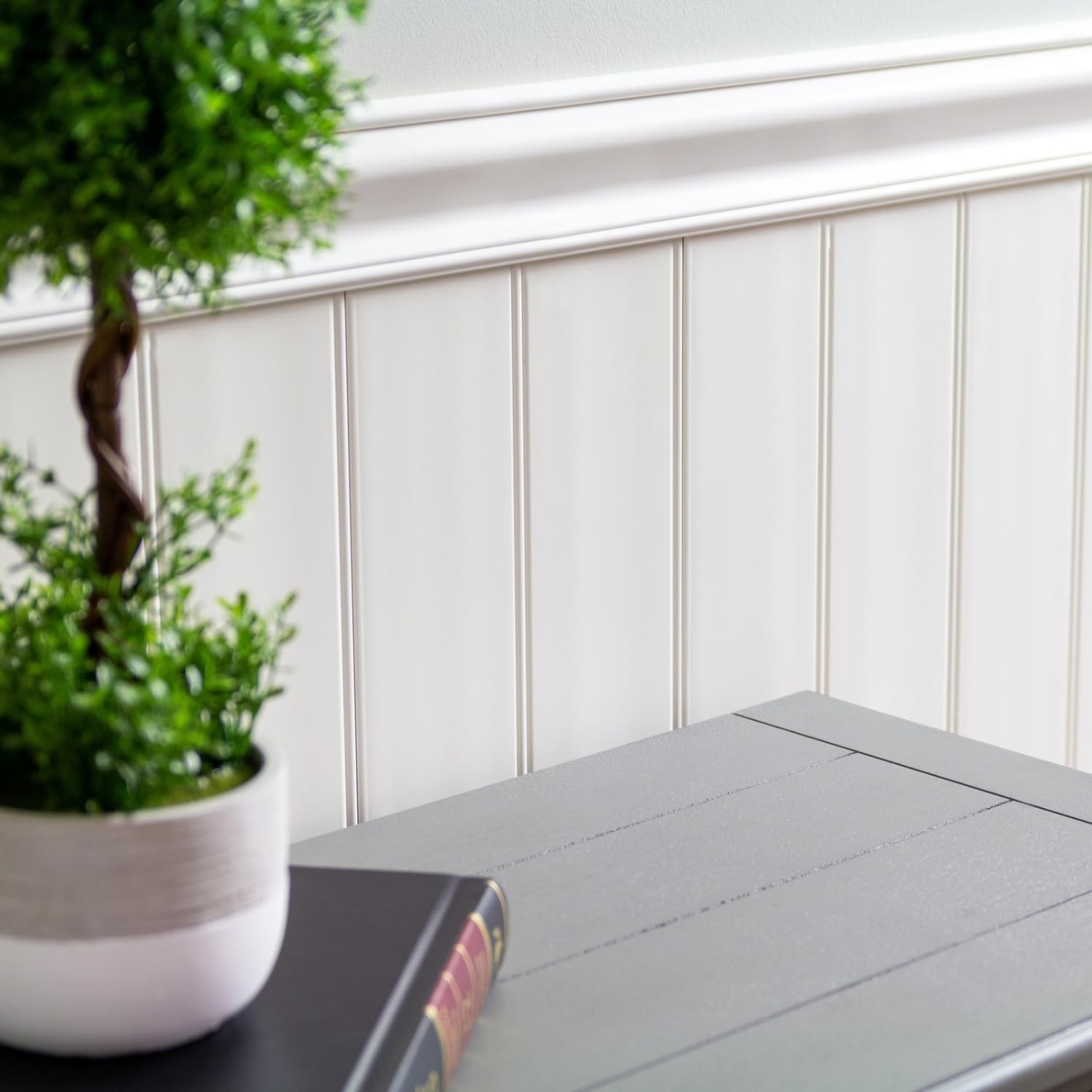 Trim Kit Wainscoting Panels | Easy to Install Accent Wall Panels PVC Trim Plank