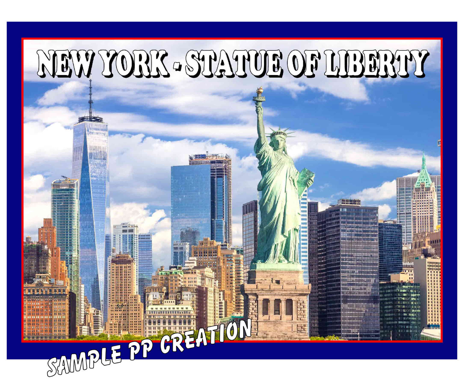 STATUE OF LIBERTY, NEW YORK PHOTO FRIDGE MAGNET 4 X 3 inches TRAVEL