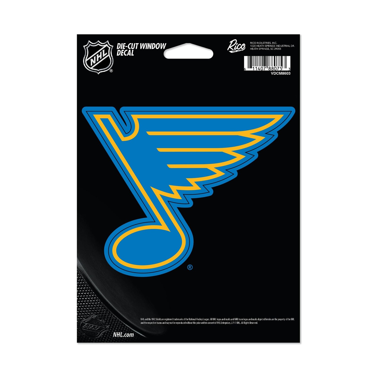 NHL Rico Industries Die Cut Vinyl Decal, Chicago Blackhawks , 5 x 7-inches