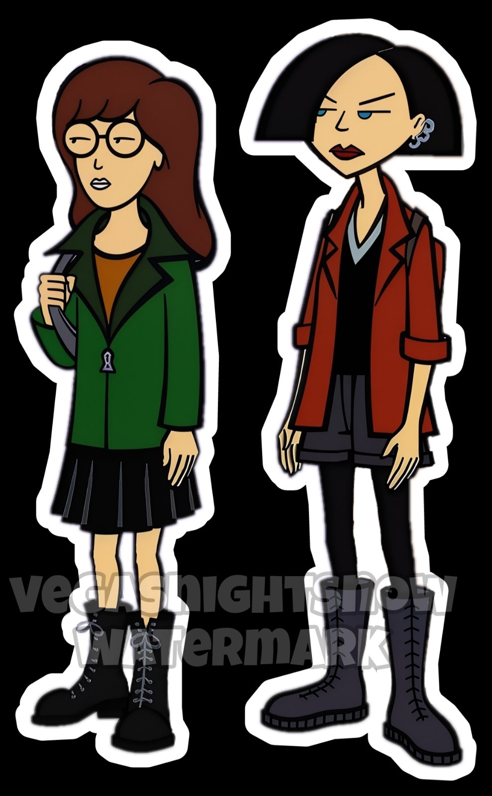 Daria 4 Inch Vinyl Sticker decal Mtv Liquid Tv Adult Swim indoor/Outdoor
