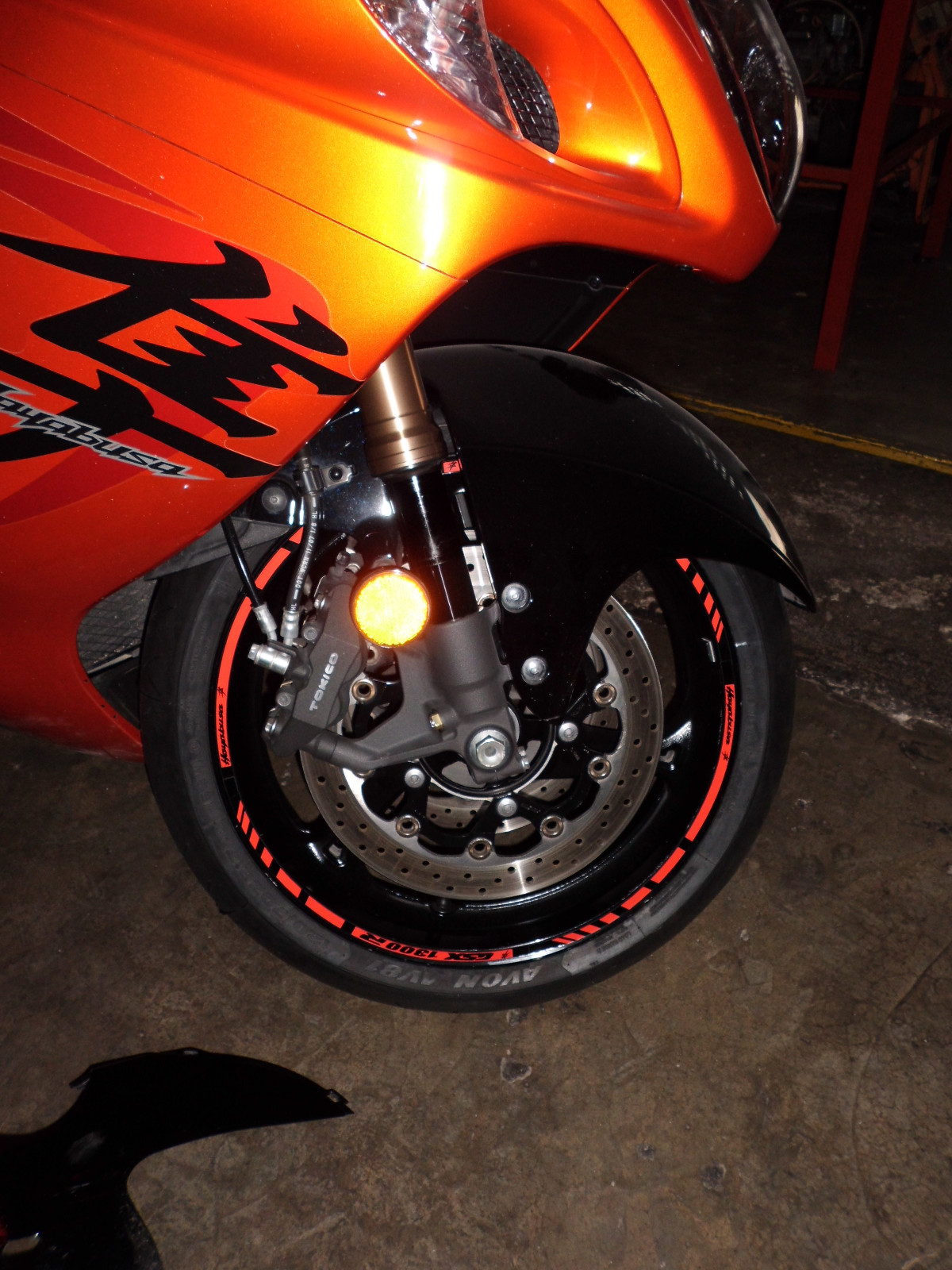 CUSTOM RIM STRIPE WHEEL DECAL TAPE STICKER KAWASAKI NINJA 1000 ZX10R ZX12R ZX14R