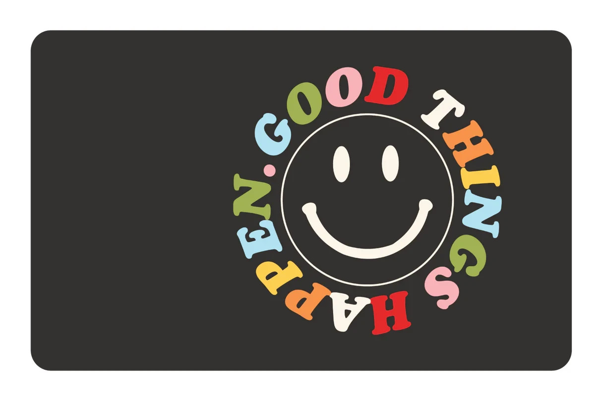Good Things Happen Card Skin 4 Pack Aesthetic Decal Set for Credit Card