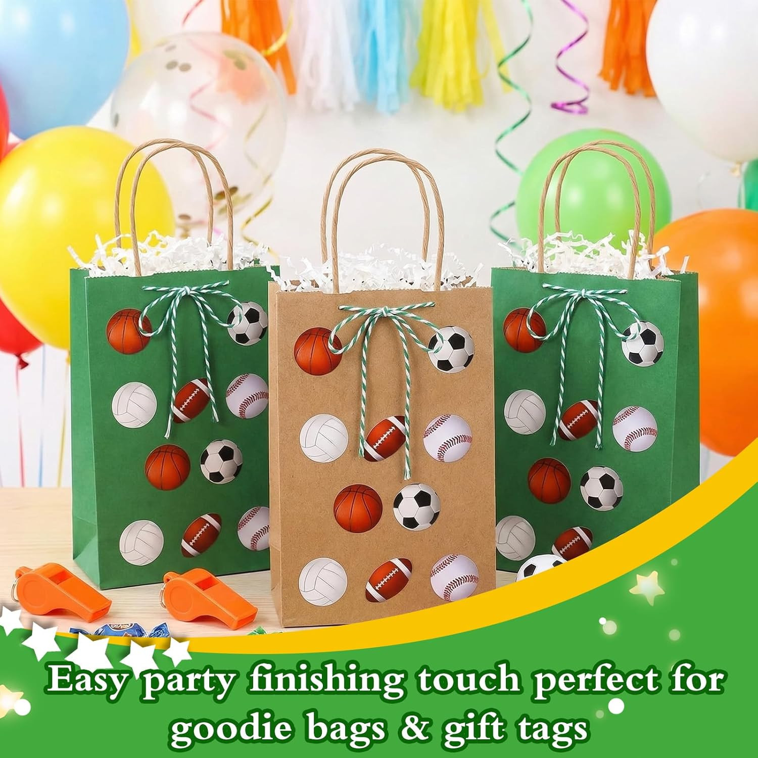 1000 Pcs Mini Sports Balls Stickers for Kids, 0.6In Baseball Basketball Soccer