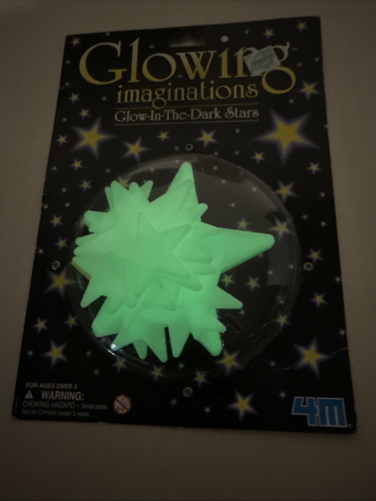 Glowing Imaginations Glow-In-The-Dark Stars, 4M Vintage 2004 New