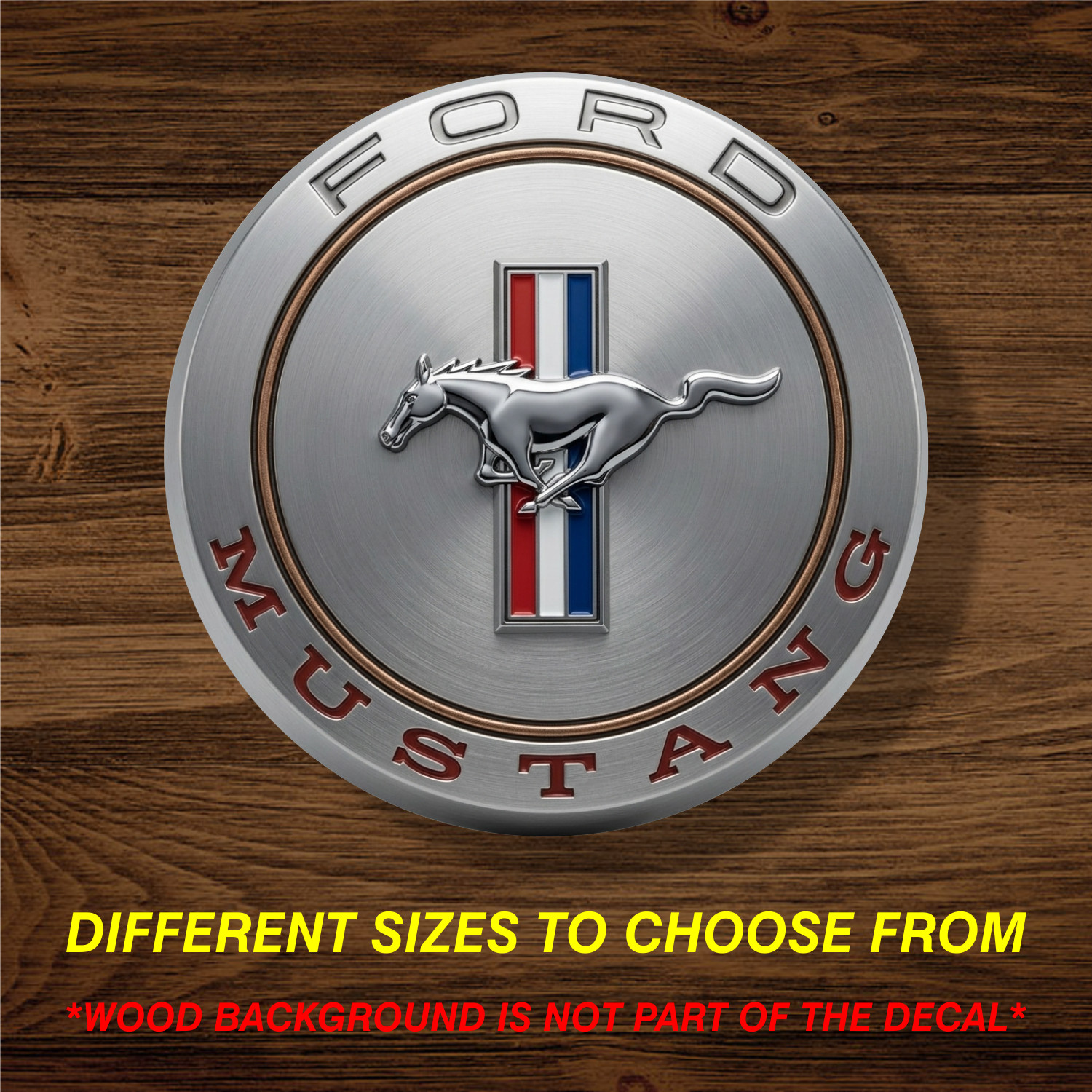 Vinyl Decal Sticker Fits Ford Mustang