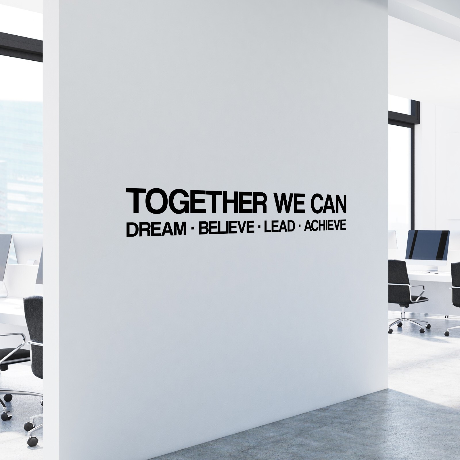 Teamwork Motivational and Inspirational Office Wall Decal Sticker Vinyl Quote