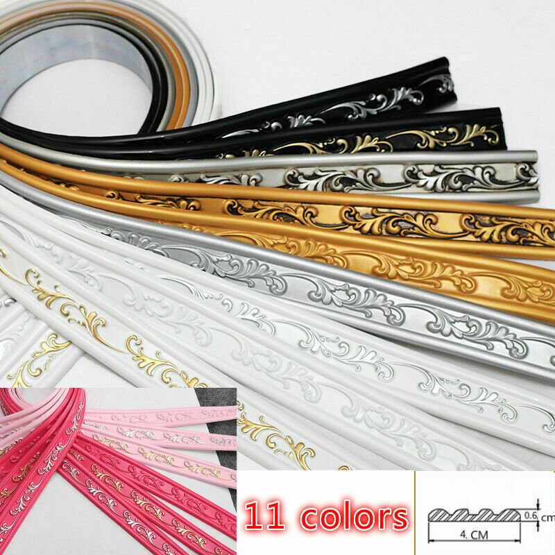 5M waterproof corner embossed wall sticker